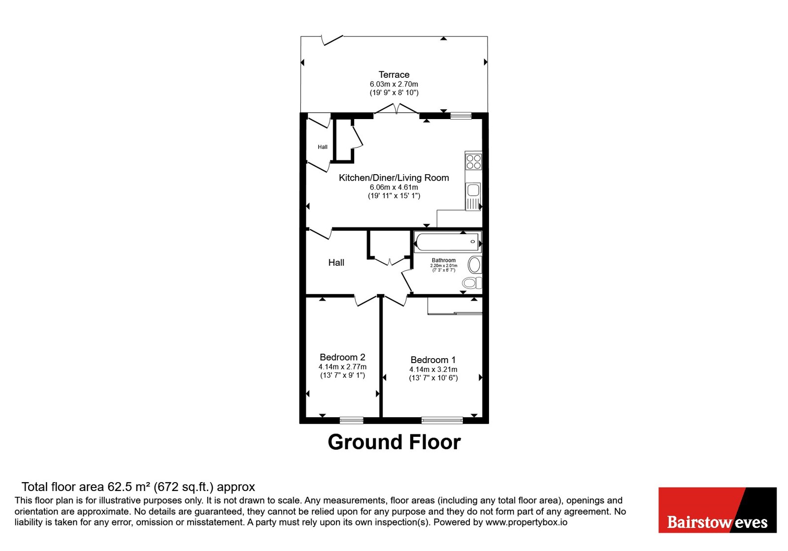 4 Shelton Apartments, 34, Haven Road, Essex floorplan