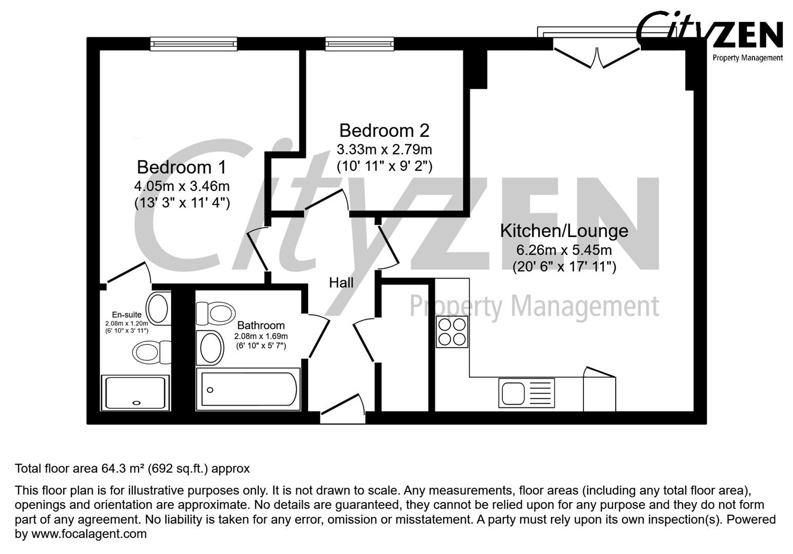 Wilburn Basin, Ordsall Lane, Salford floorplan