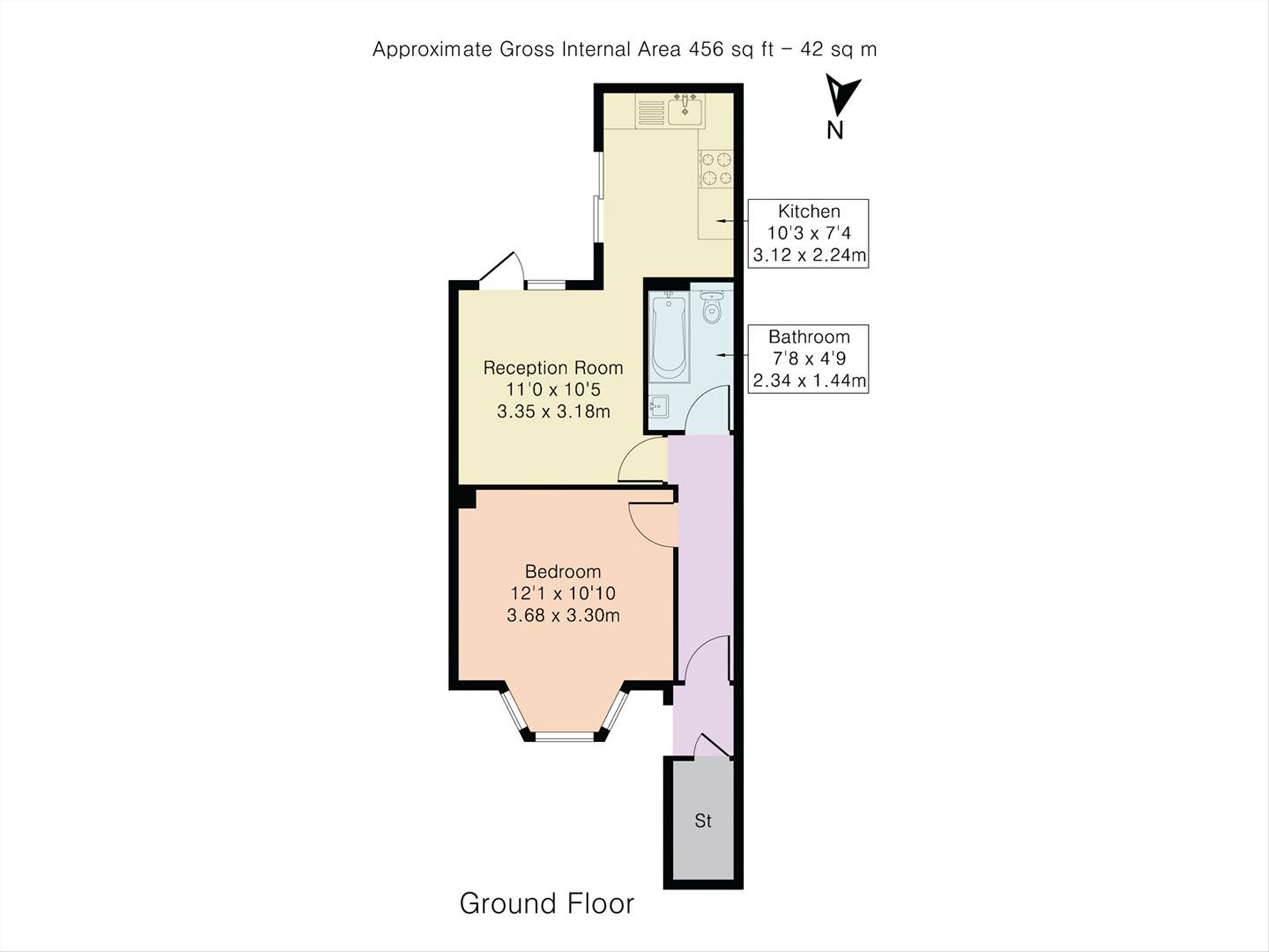 206B, Sebert Road, London floorplan
