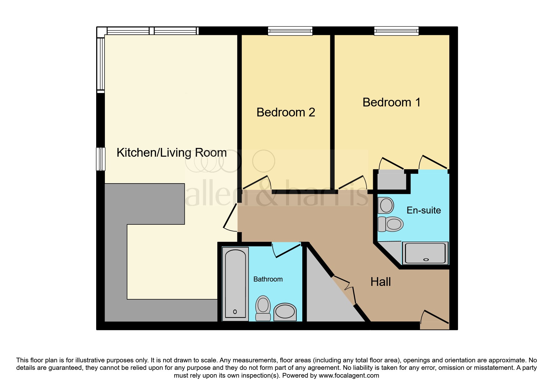 Flat 2, 2, Danby Street, Bristol floorplan