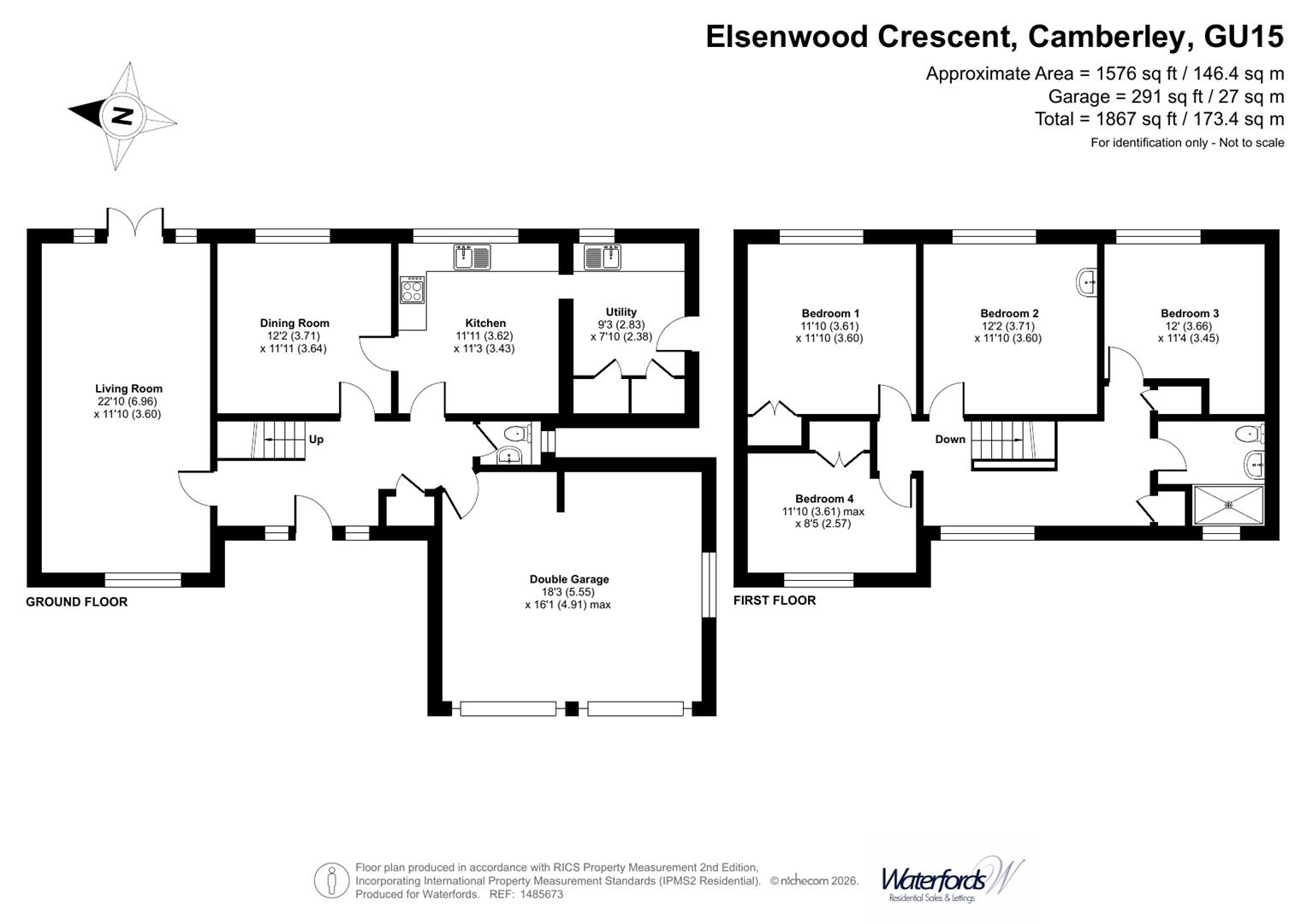 5A, Elsenwood Crescent, Camberley floorplan