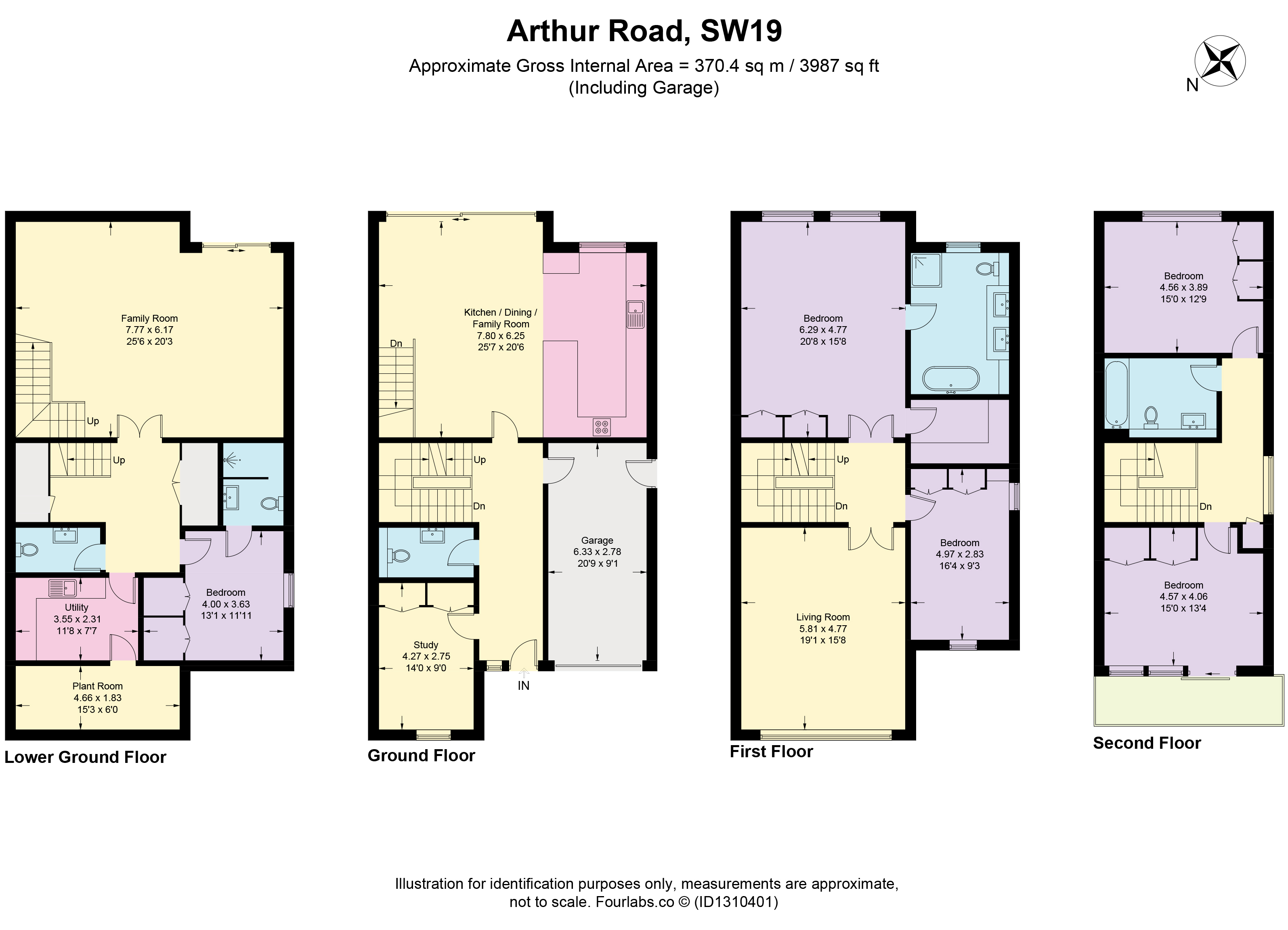 22, Arthur Road, London floorplan