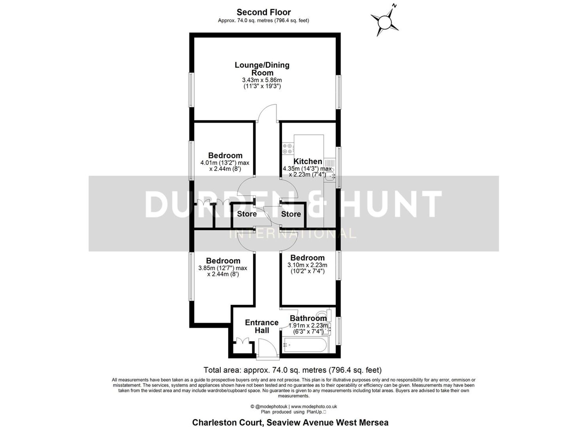 Flat 28, Charleston Court Seaview Avenue, Colchester floorplan