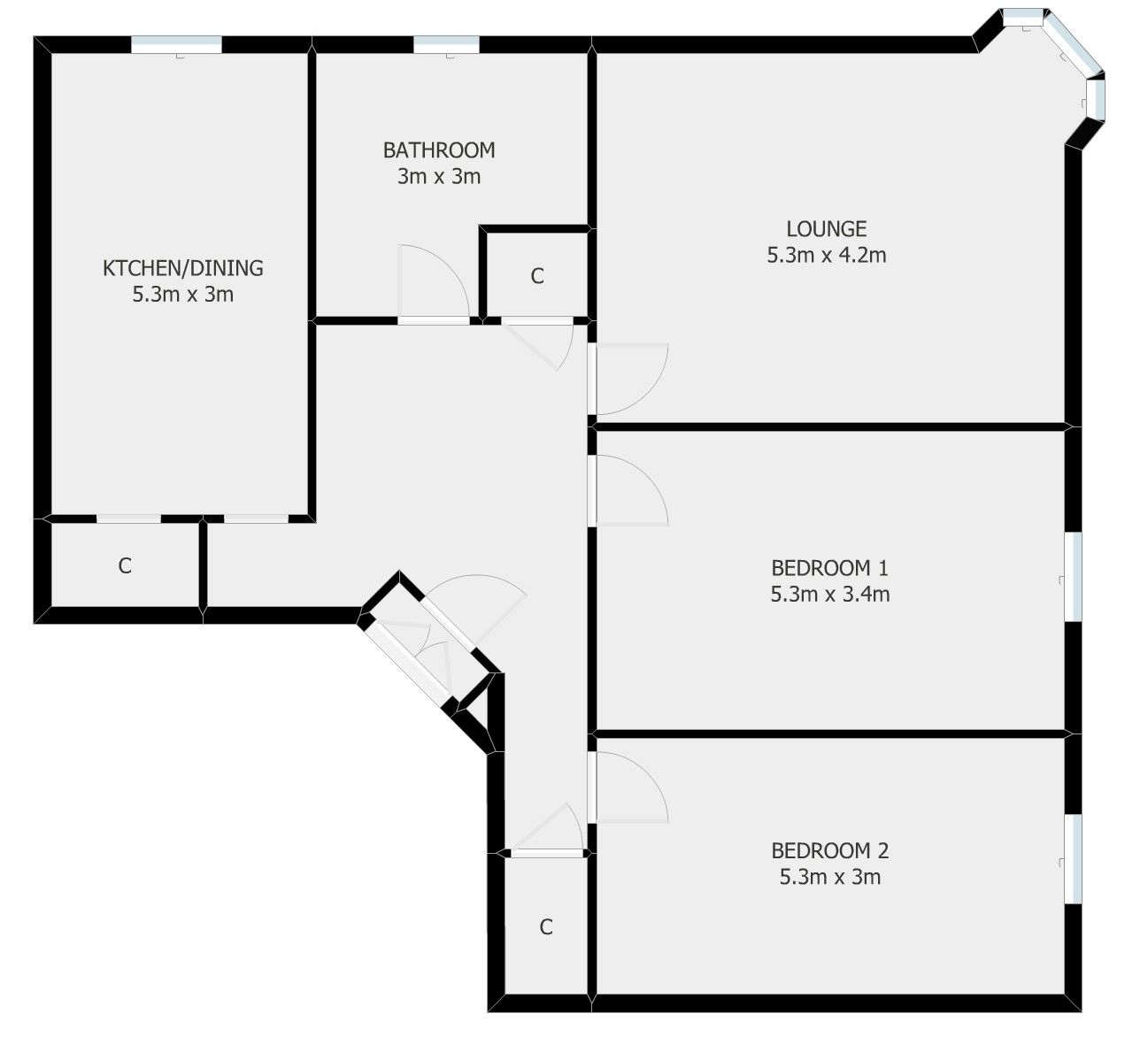 1/2, 2, Johnstone Drive, Rutherglen, Glasgow G73, 2 bedroom flat for