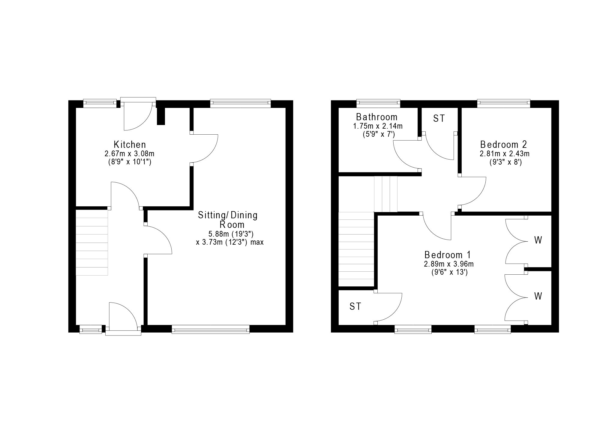 14 Craigburn Court, Falkirk floorplan