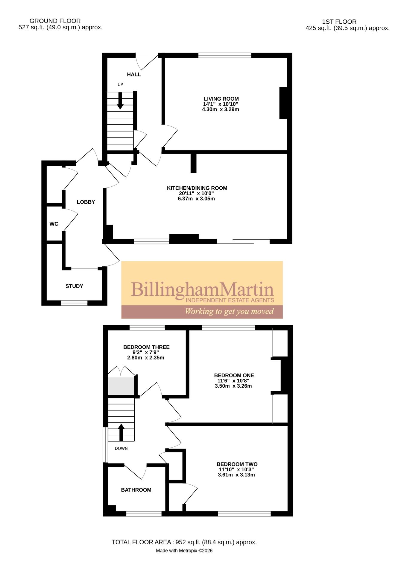 51, Birchett Road, Farnborough floorplan