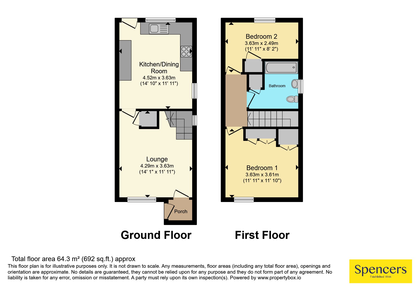 Burnham Close, Wigston, Leicestershire, LE18 floorplan
