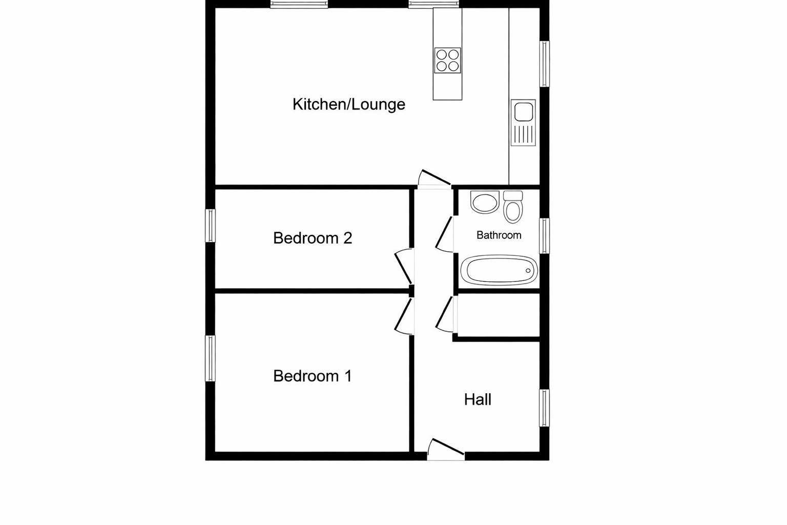 Flat 9, Bocking Waterside, Church Street, Braintree floorplan