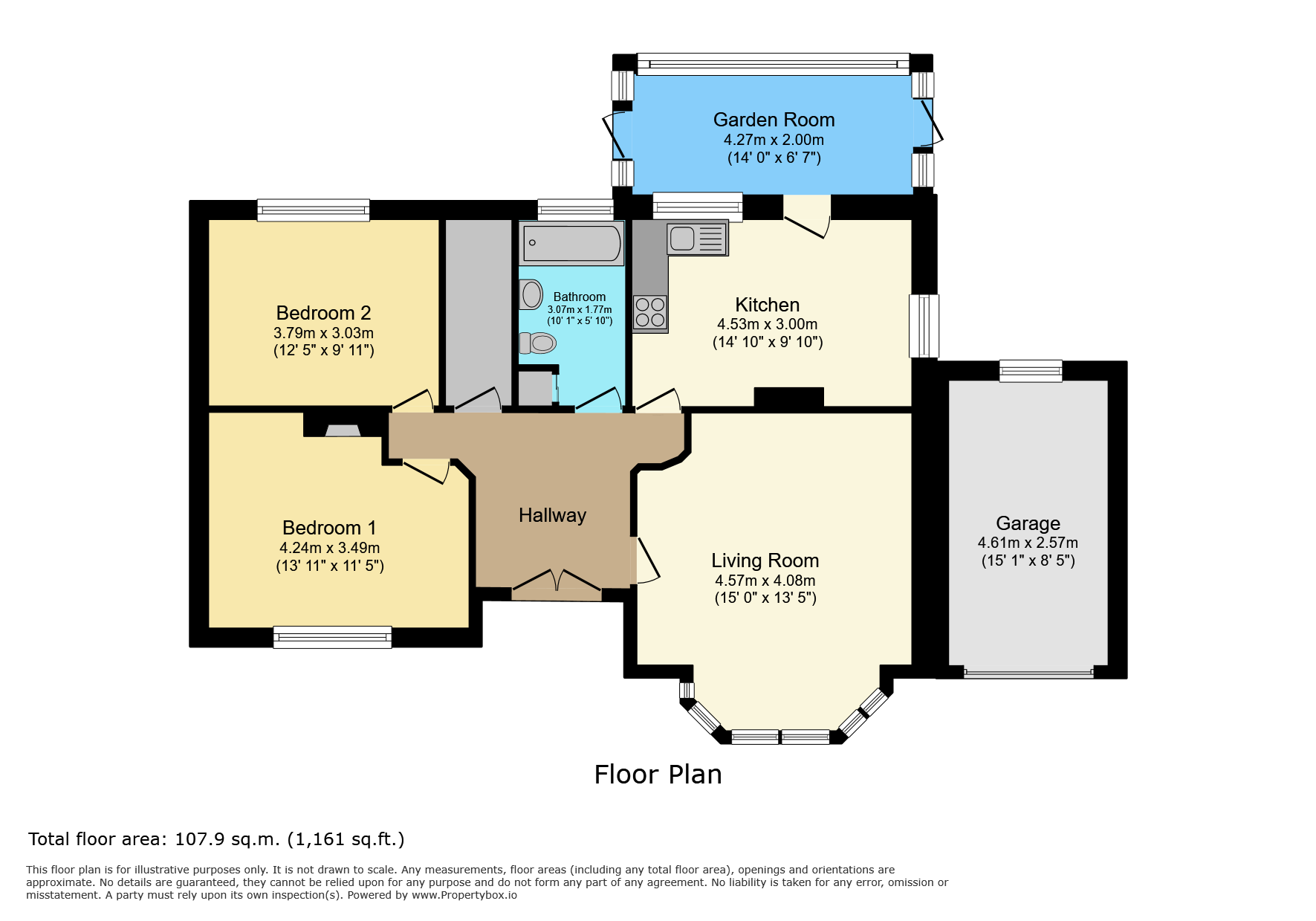 Cherry Lodge, 140, Springfield Road, Swadlincote floorplan