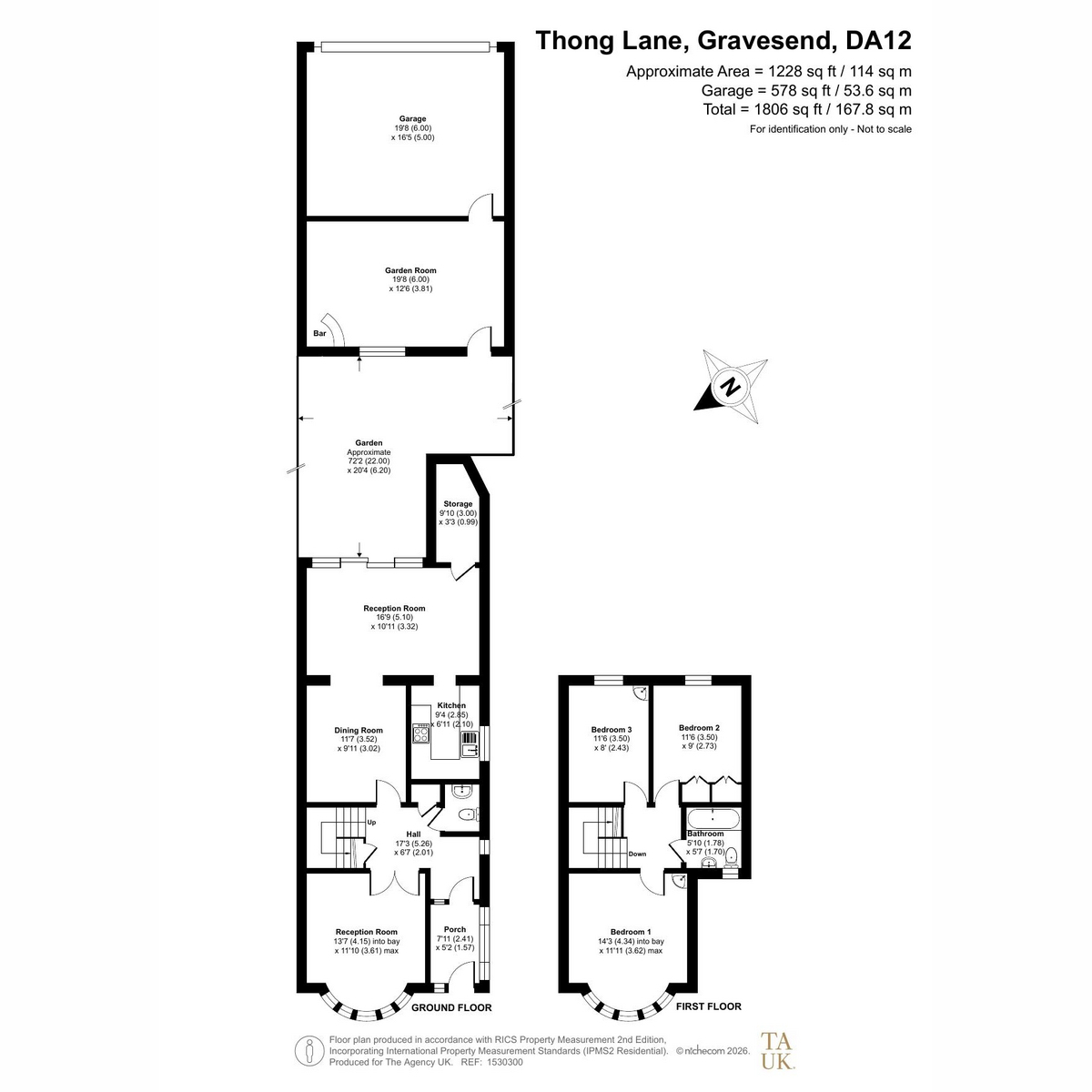 69, Thong Lane, Gravesend floorplan