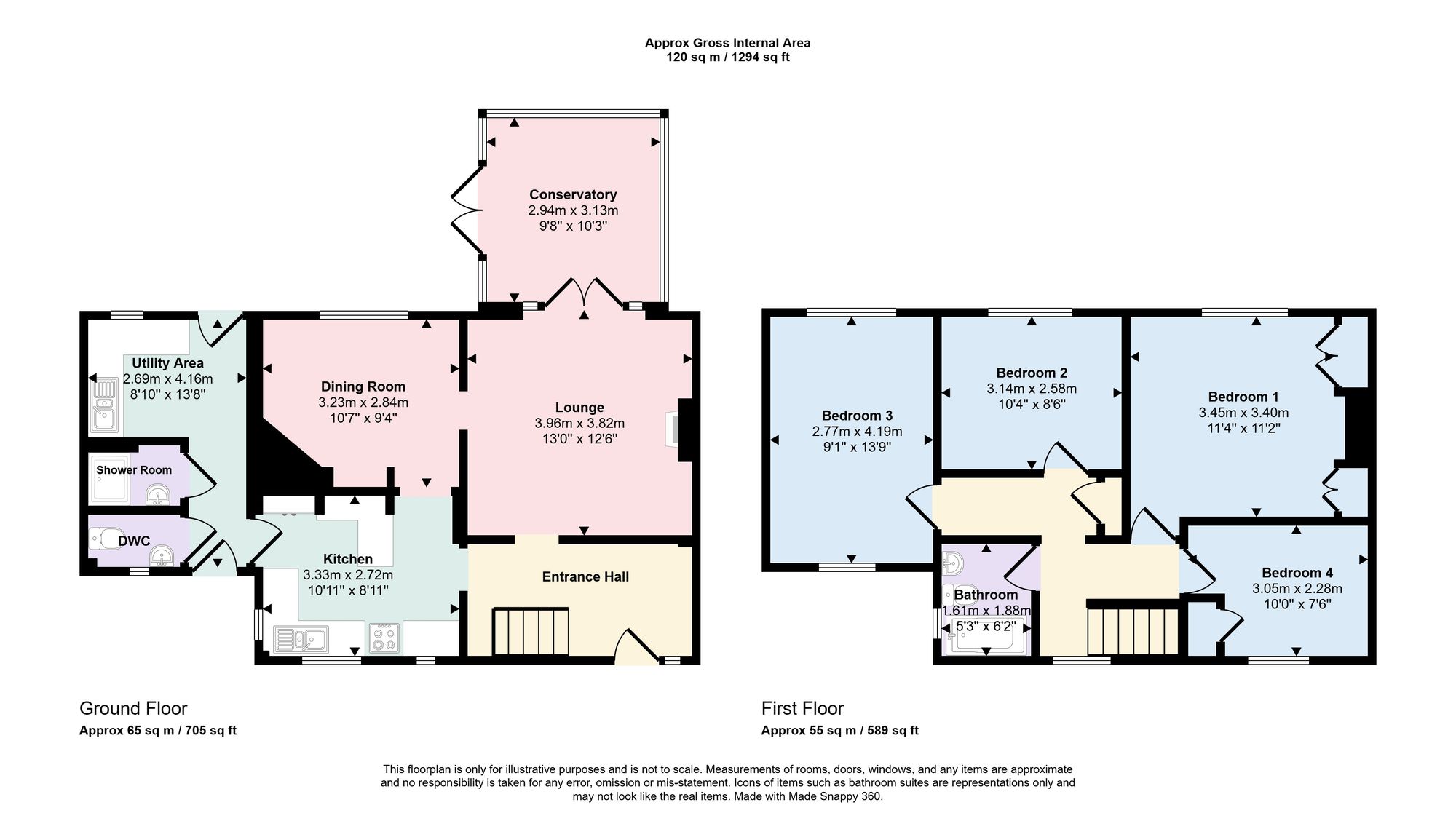 9 Mill Way Parsonage Lane, Southampton floorplan