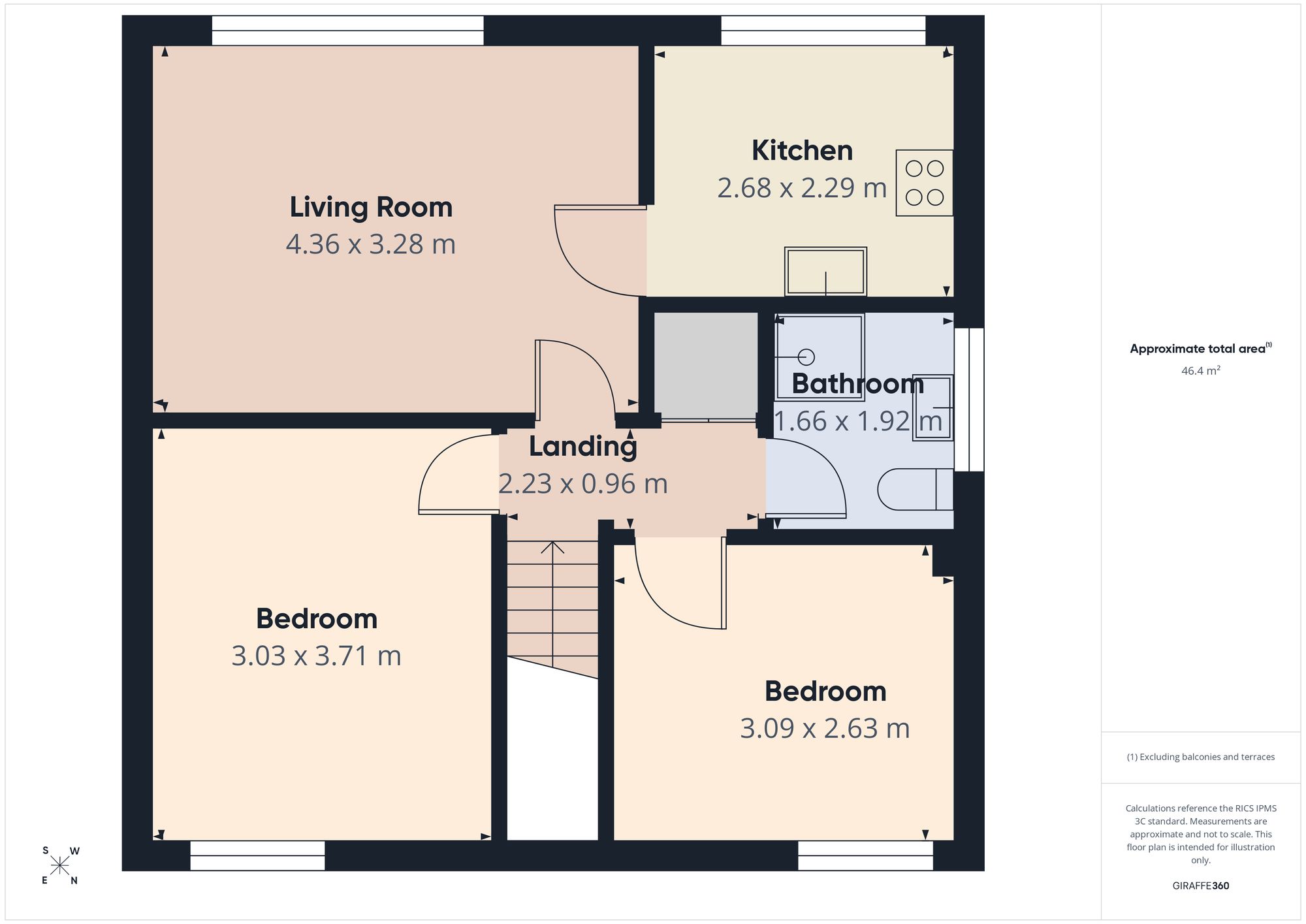 13 Malvern Court, Newcastle Upon Tyne floorplan