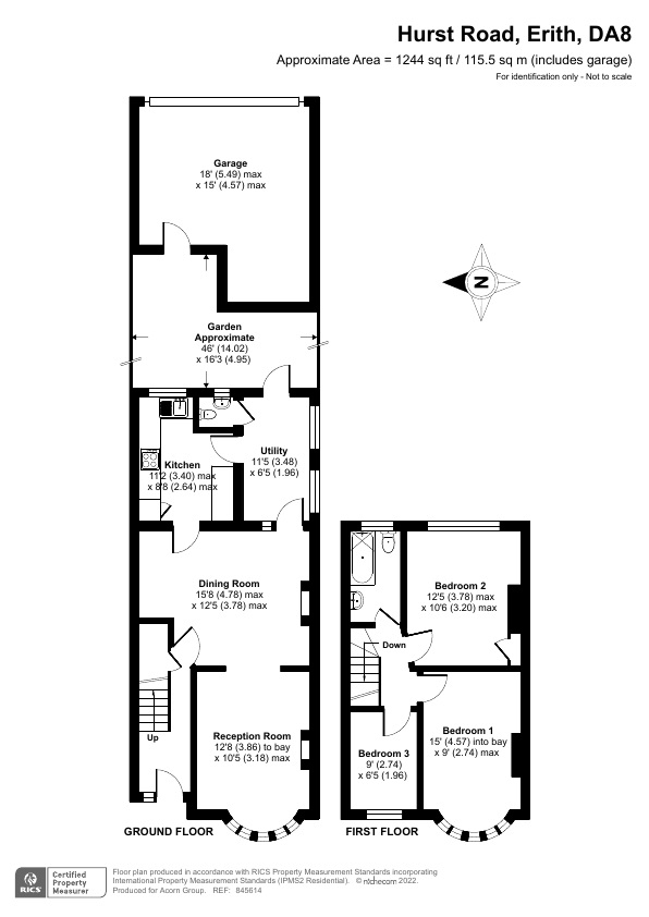 Hurst Road, Erith DA8, 3 bedroom end terrace house for sale 61553049