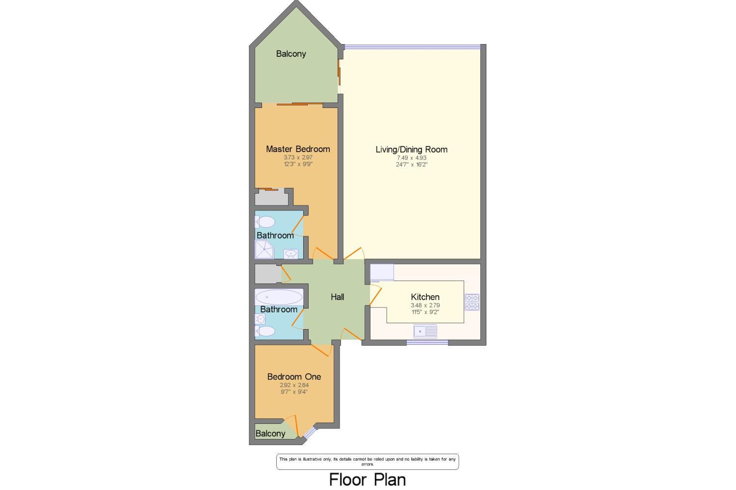 2 Bedrooms Flat for sale in Sealand Court, Esplanade, Rochester, Kent ME1