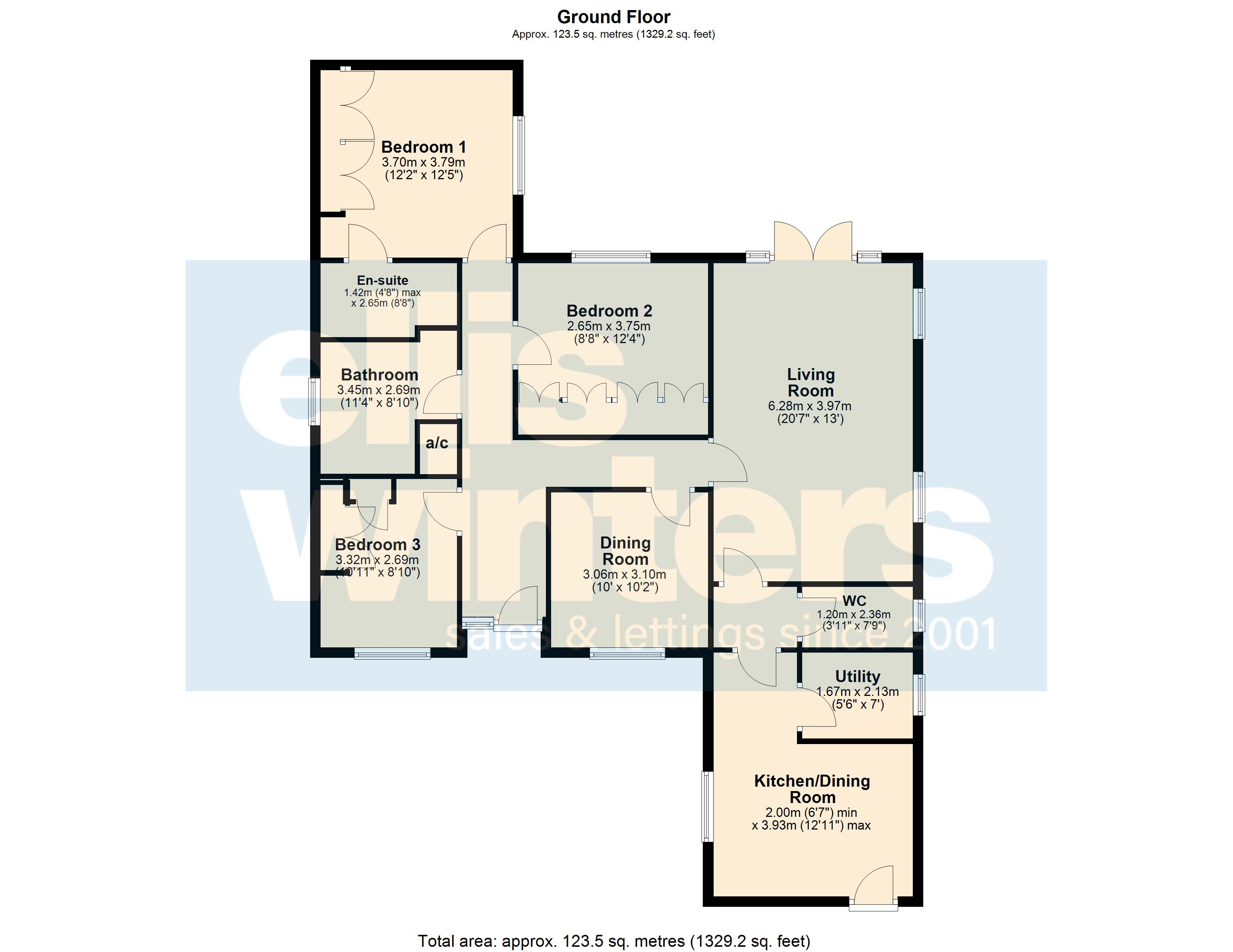 2 The Cherries, Church Lane, March, Cambridgeshire floorplan