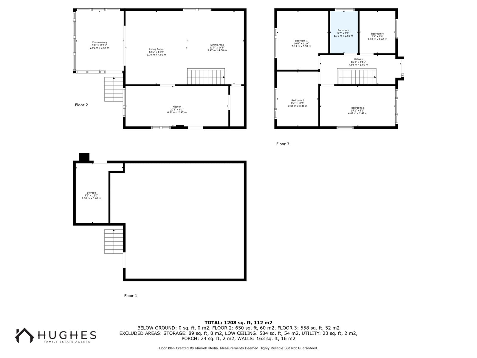 16, Vale Grove, Sheffield floorplan