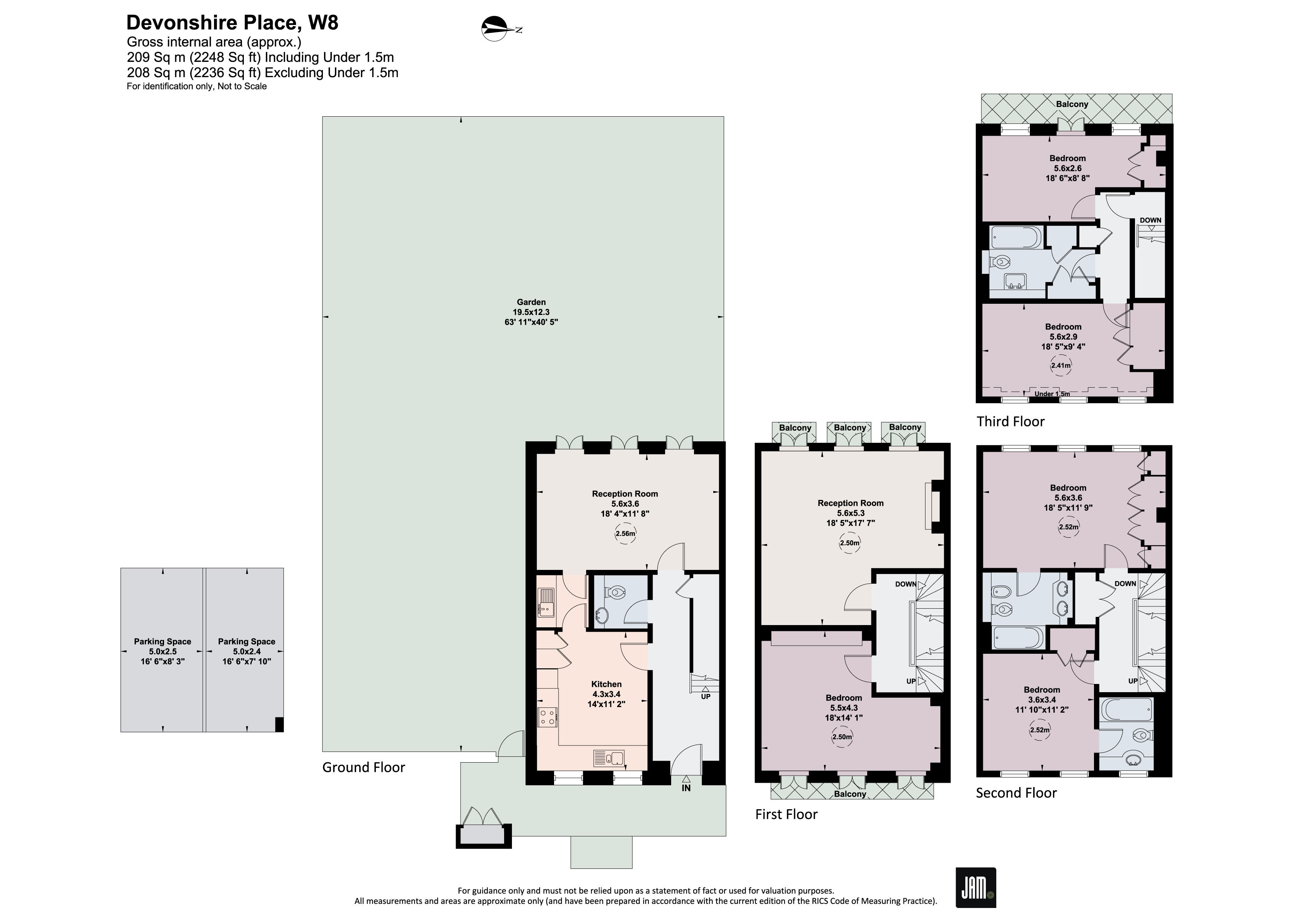 6, Devonshire Place, London floorplan