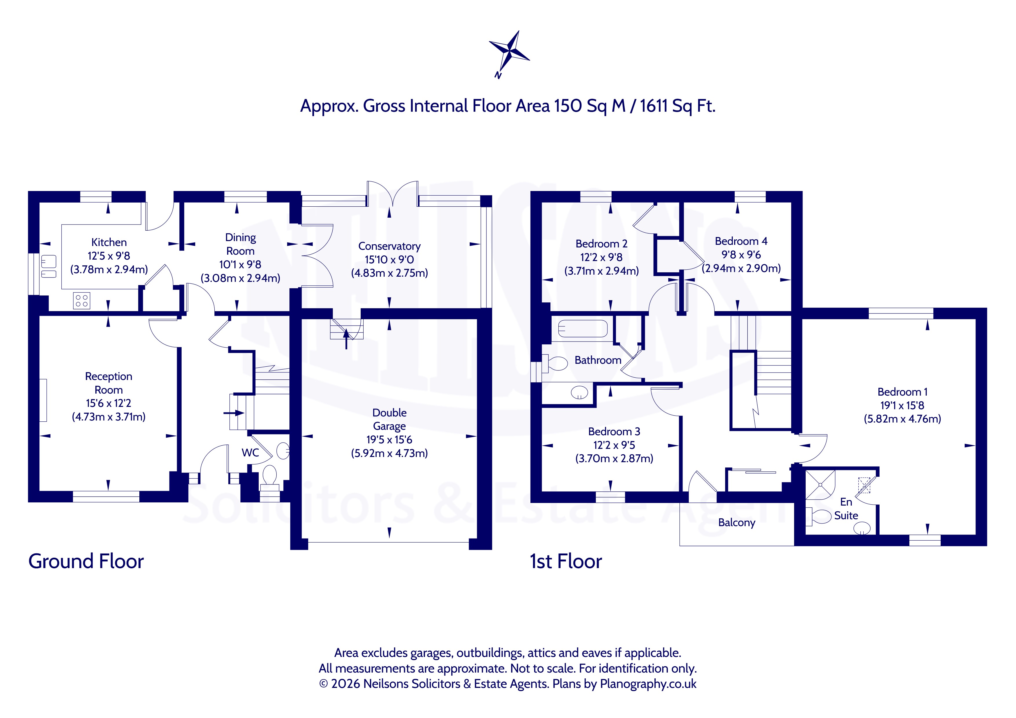 1, Almond Grove, East Calder floorplan