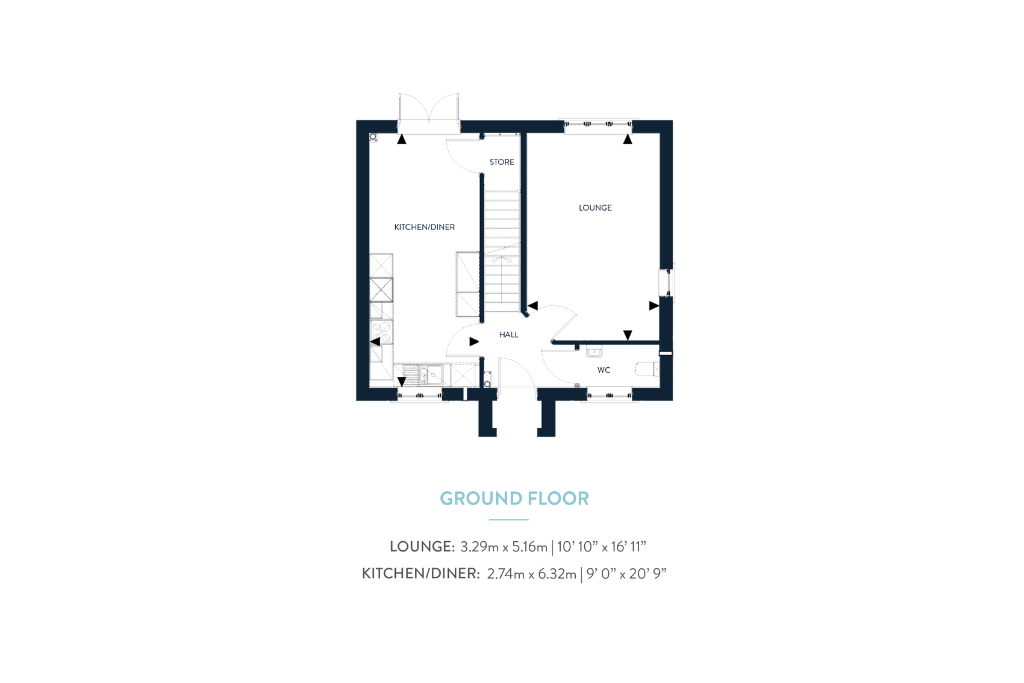 Plot 3, Bickington Park,, Muddlebridge Close, Barnstaple floorplan