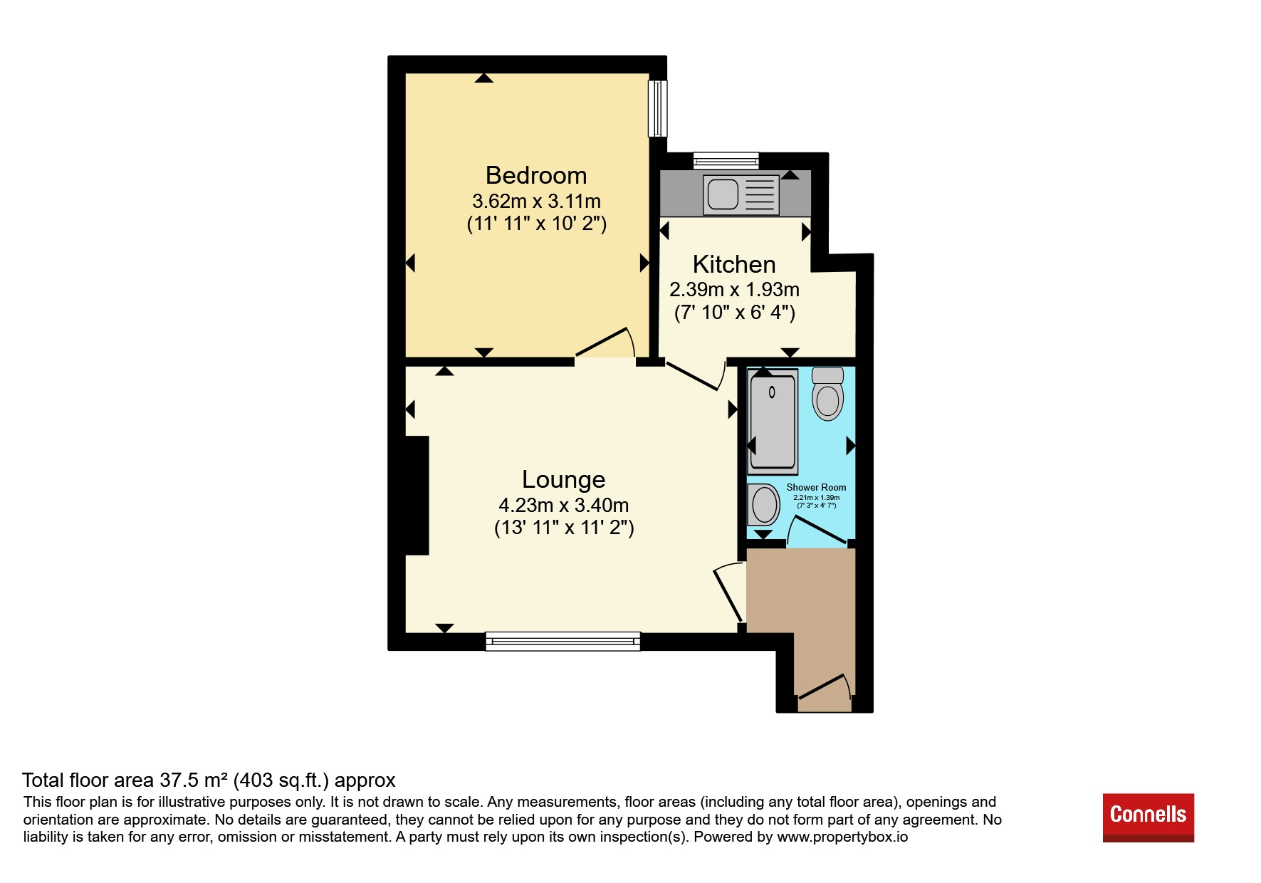 69, Merritt Flats, Totnes Road, Paignton floorplan