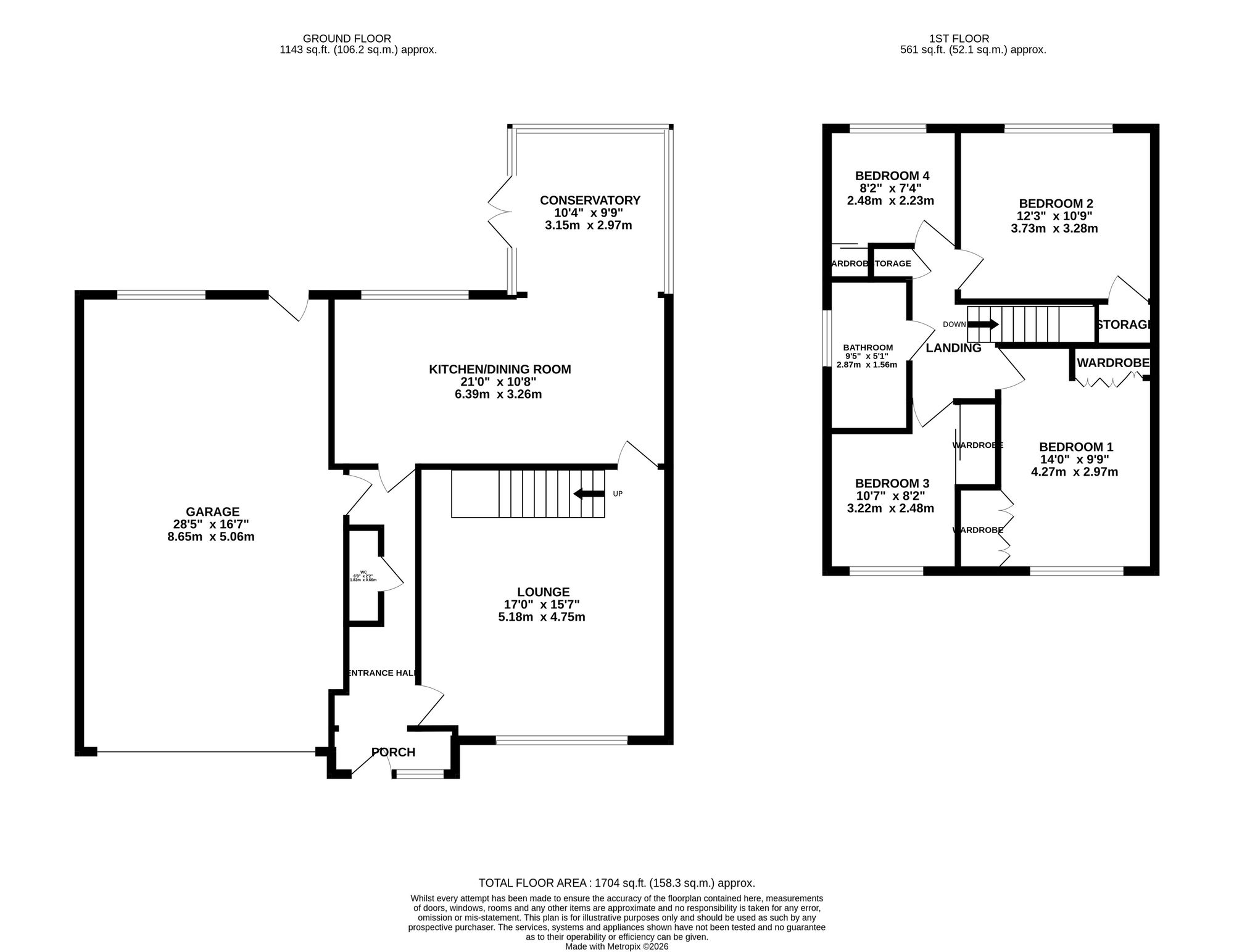 142 Dickens Lane, Stockport floorplan