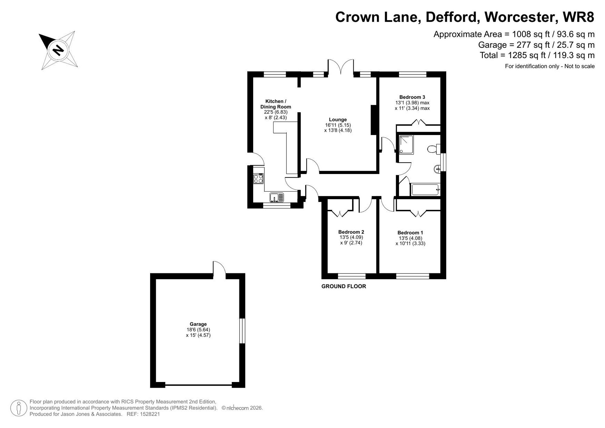 The Croft Crown Lane, Worcester floorplan