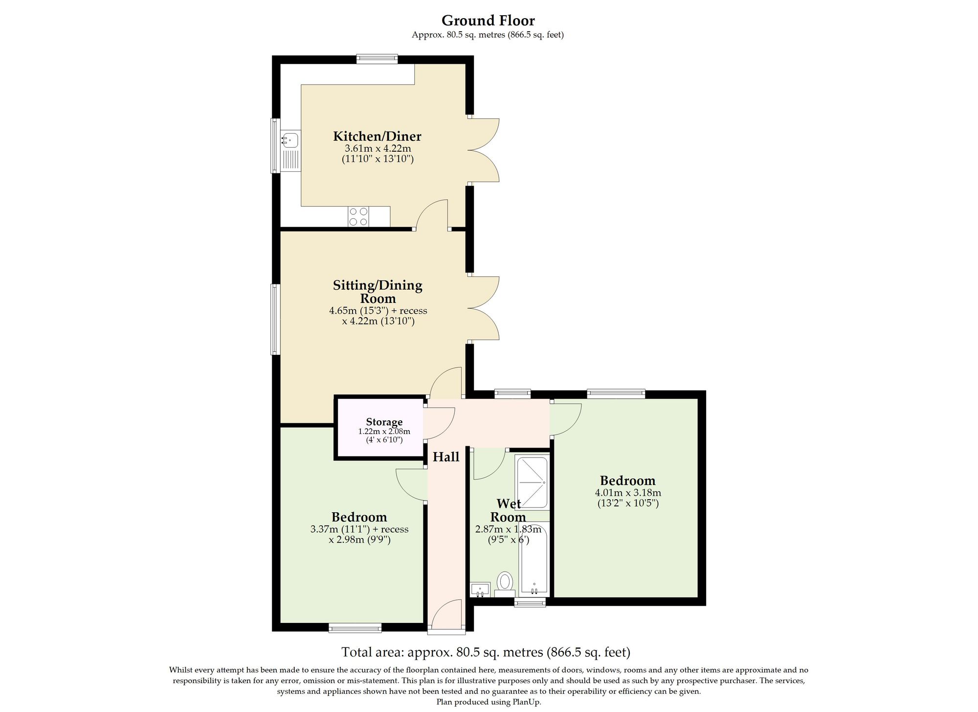 Gables Church Street, Stowmarket floorplan