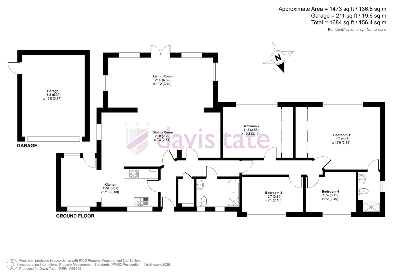 19, Beverley Gardens, Reading floorplan