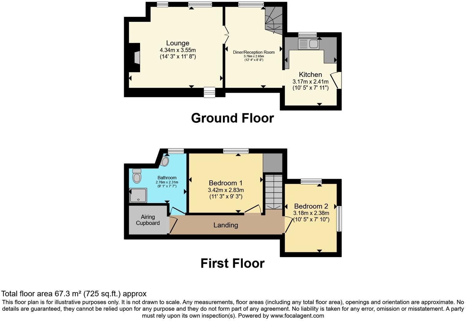 Manor Cottage, Cove Hill, Truro floorplan
