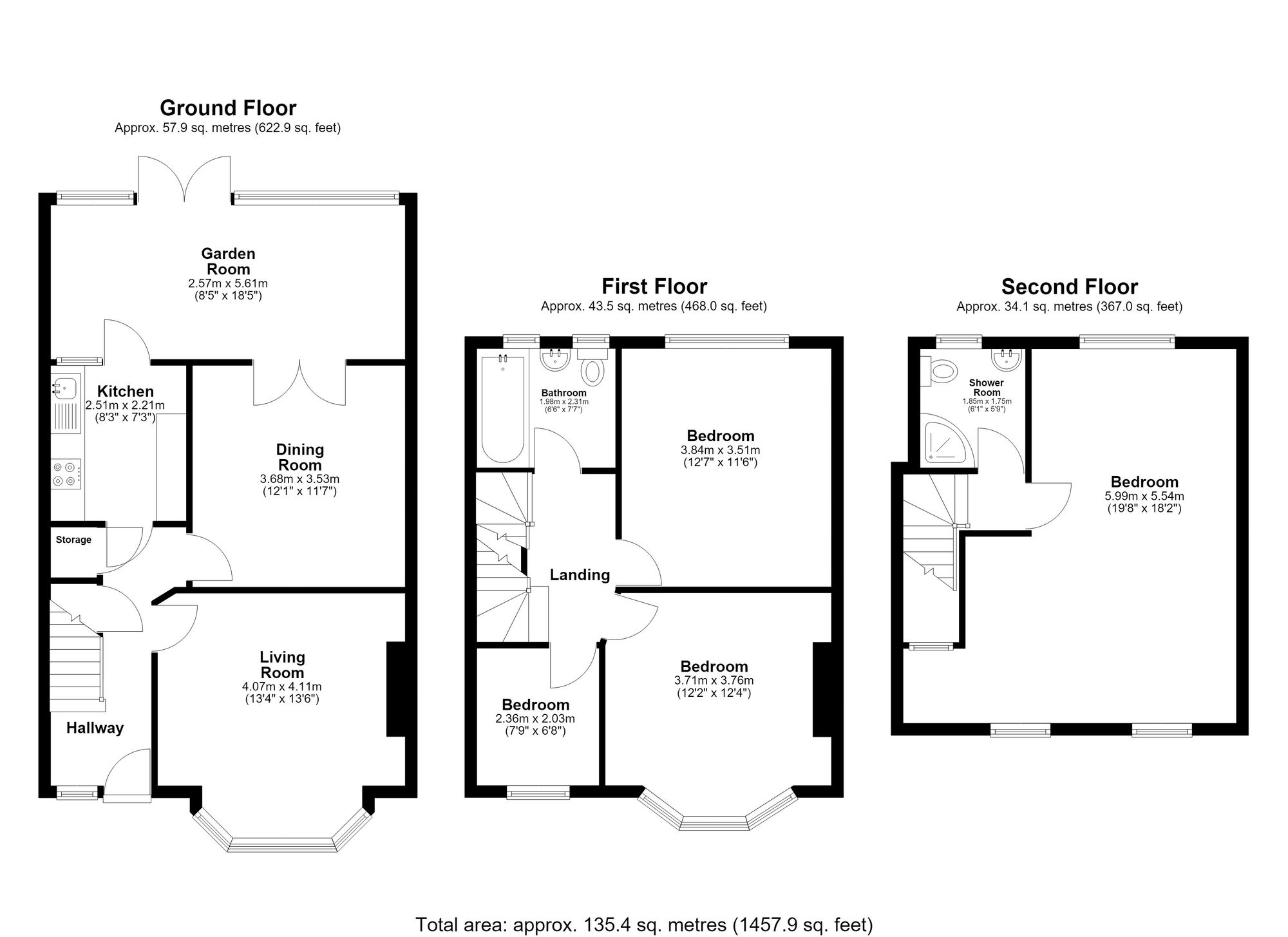 140 Cranley Drive, Ilford floorplan