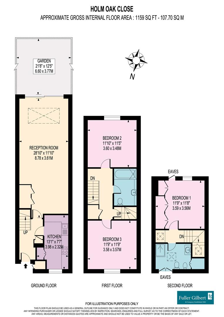 15, Holm Oak Close, Putney floorplan