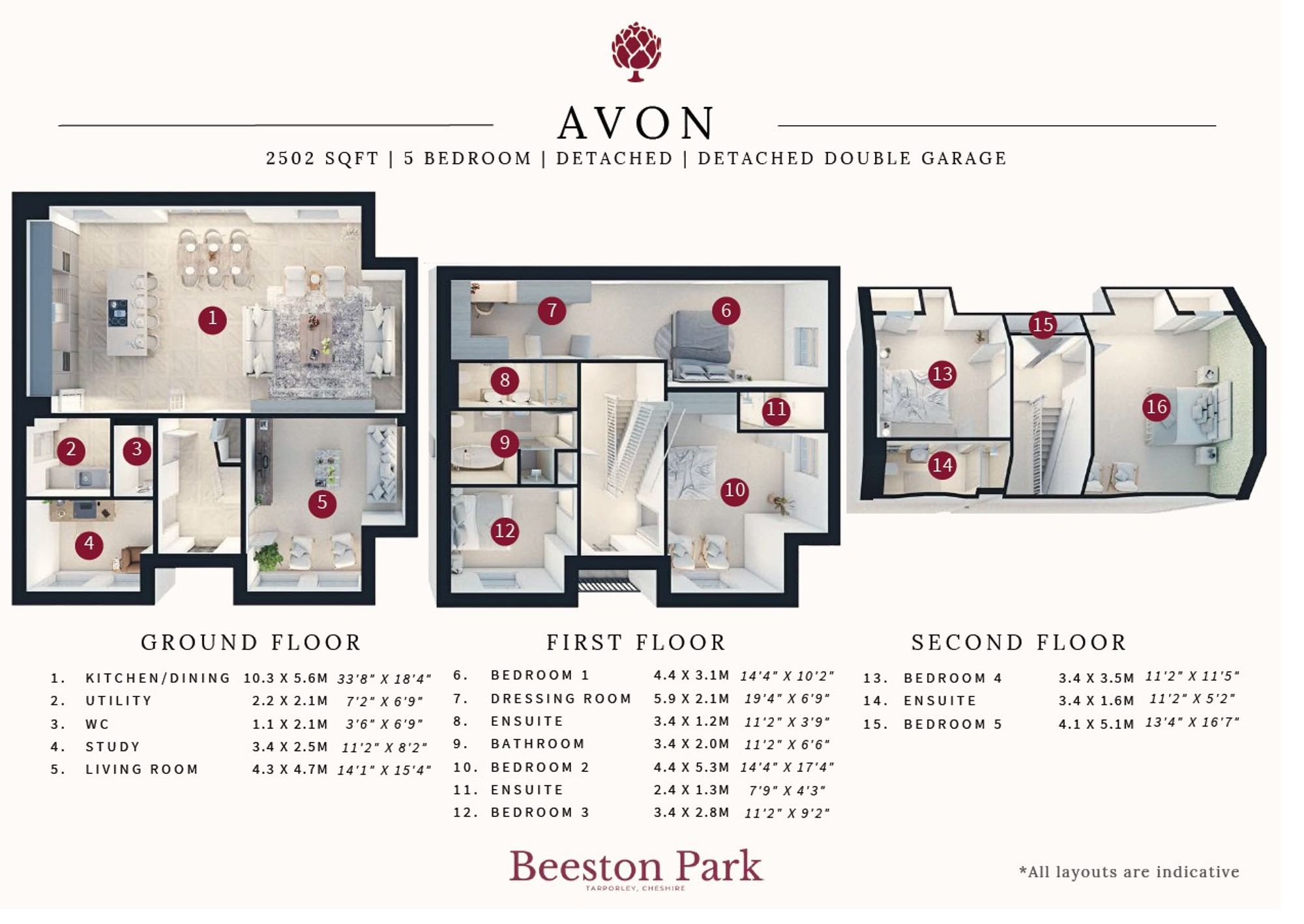 Plot 12 Beeston Park, Whitchurch Road, Beeston floorplan