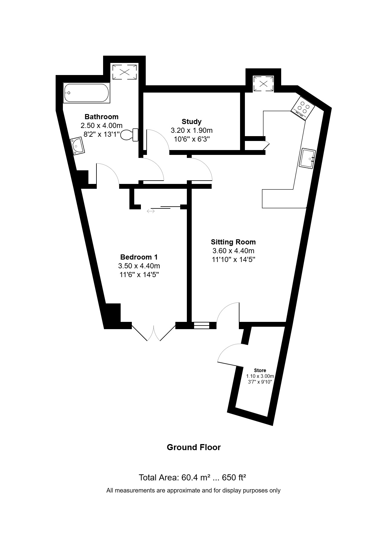 Flat 1, Hemel Hempstead floorplan