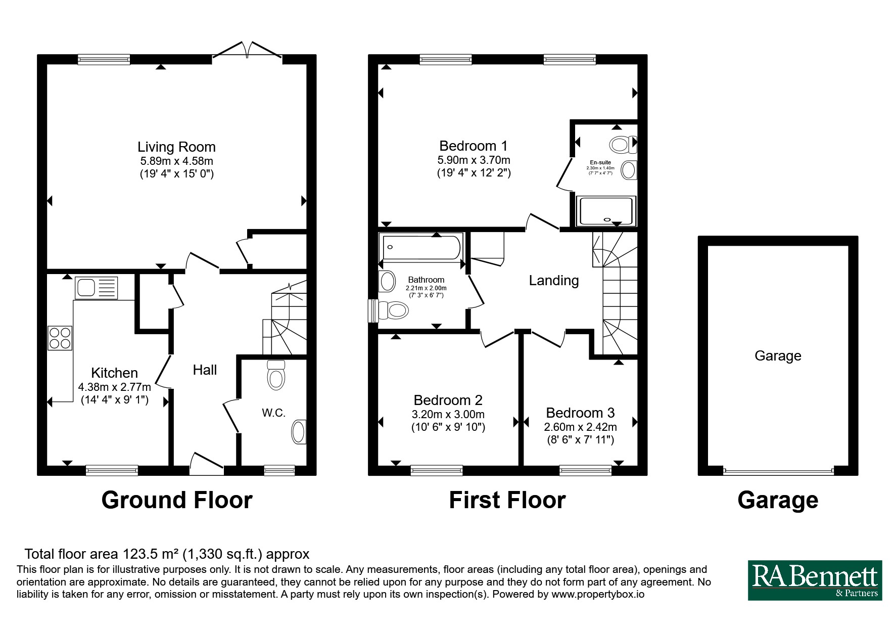 17, Marlow Green, Southam floorplan
