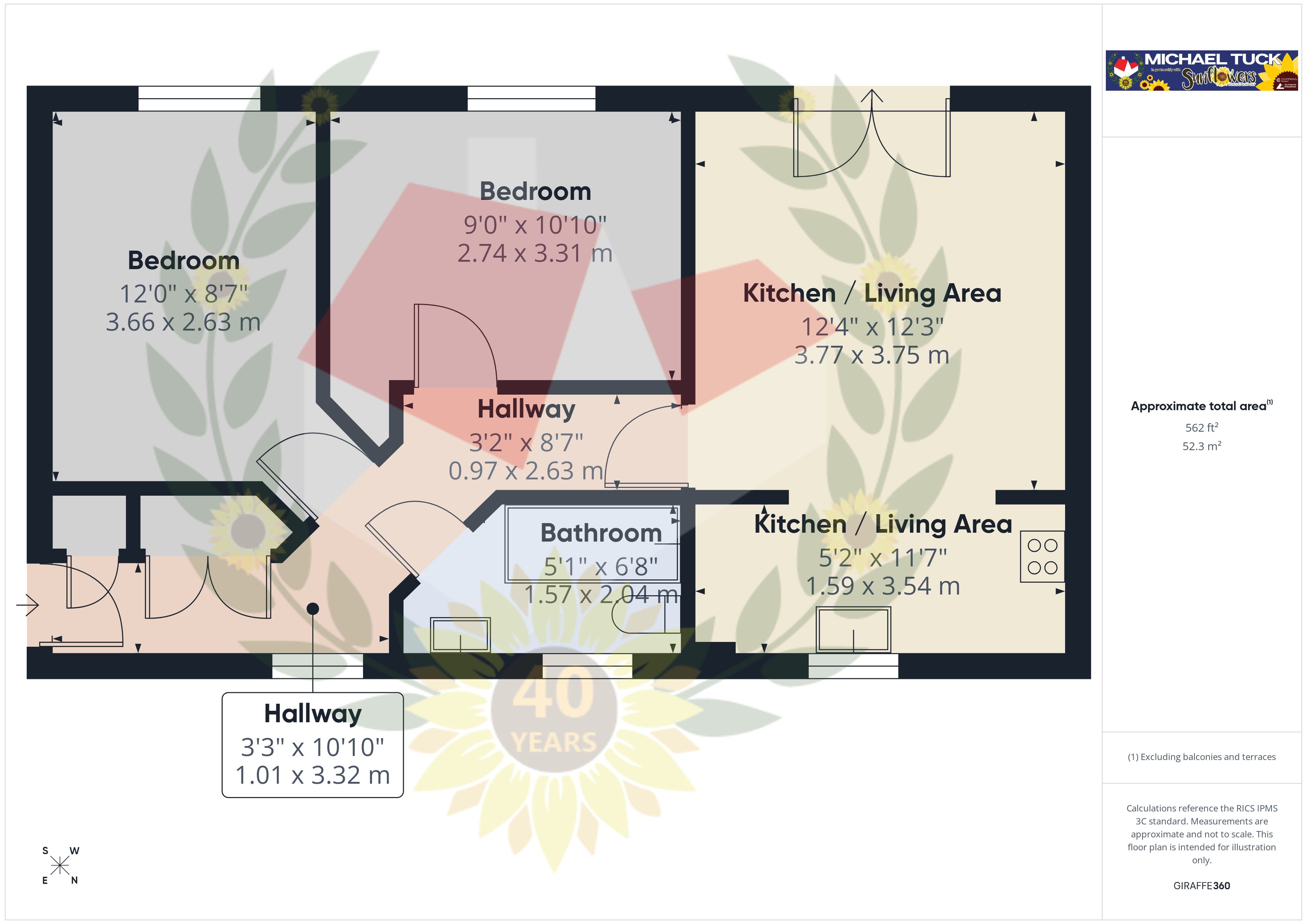 Flat 9, 80, Longhorn Avenue, Gloucester floorplan