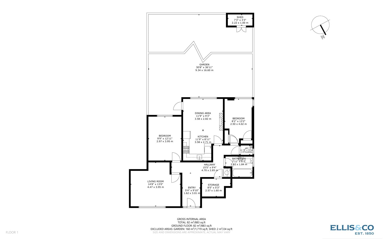 9, South Gardens, Wembley floorplan