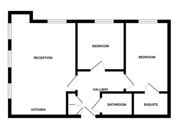210D Michigan Point, 18 Michigan Avenue, Salford floorplan