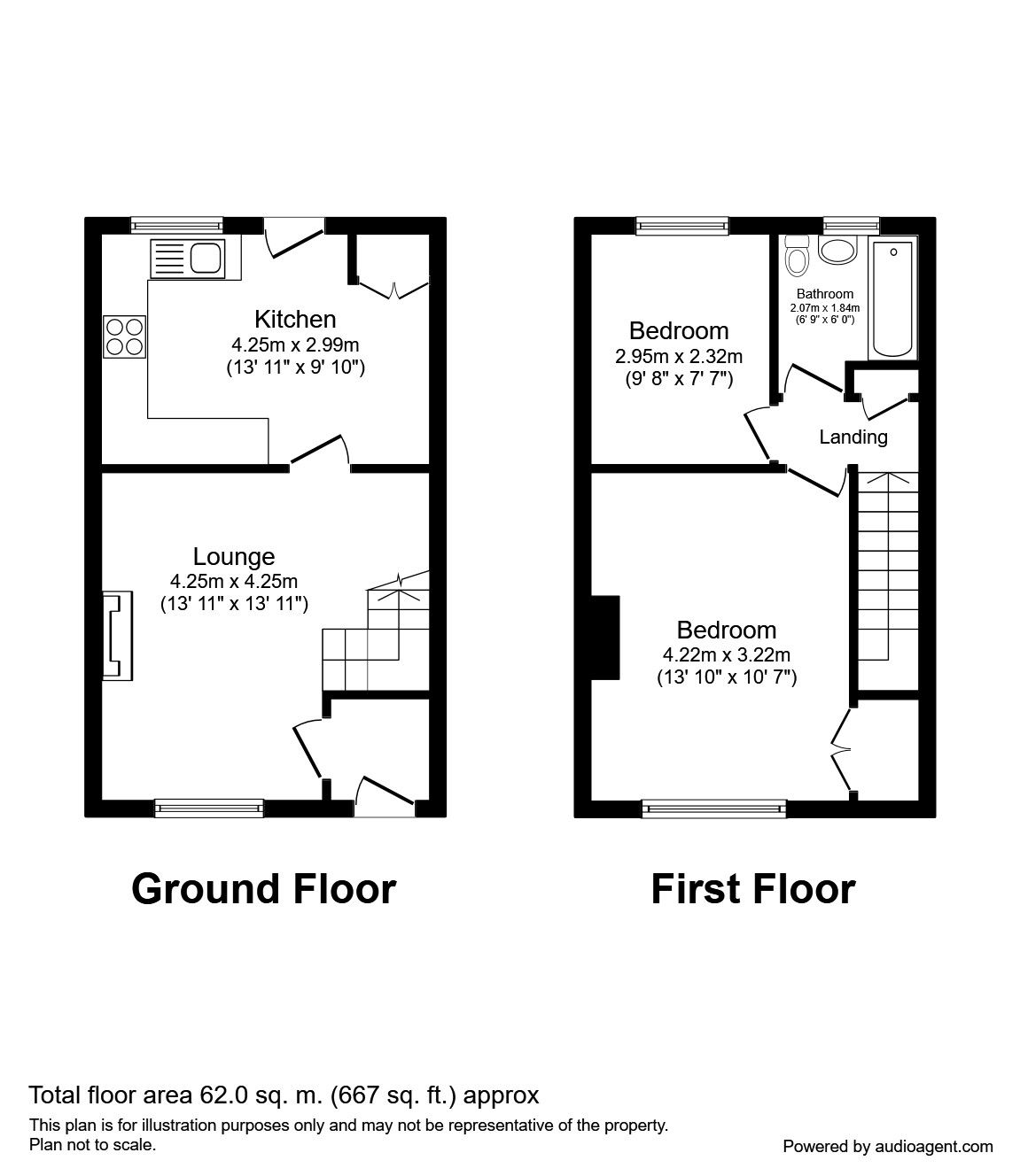 2 Bedrooms Terraced house to rent in Meadow Street, Wheelton, Chorley PR6