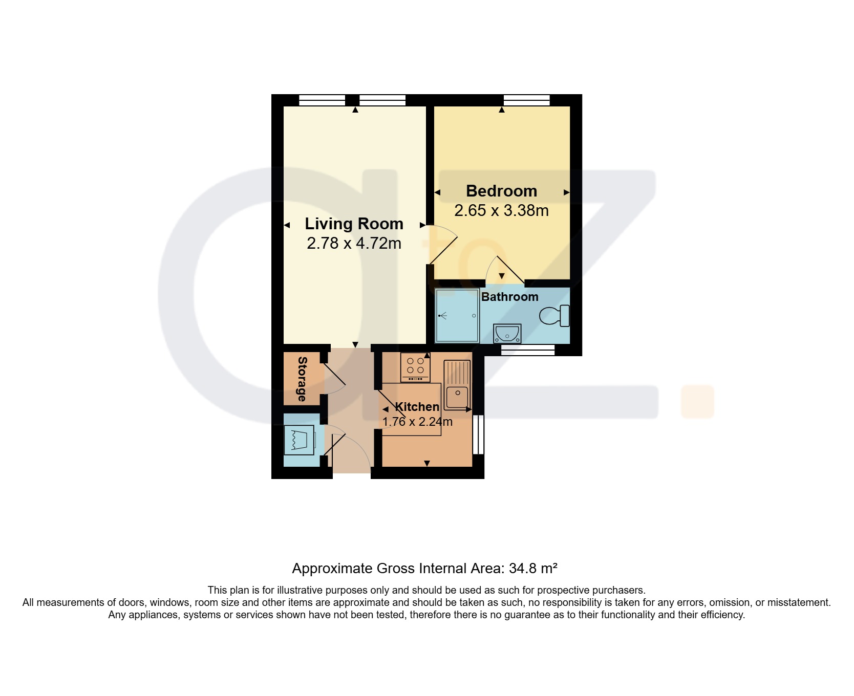 Acland Road, London floorplan