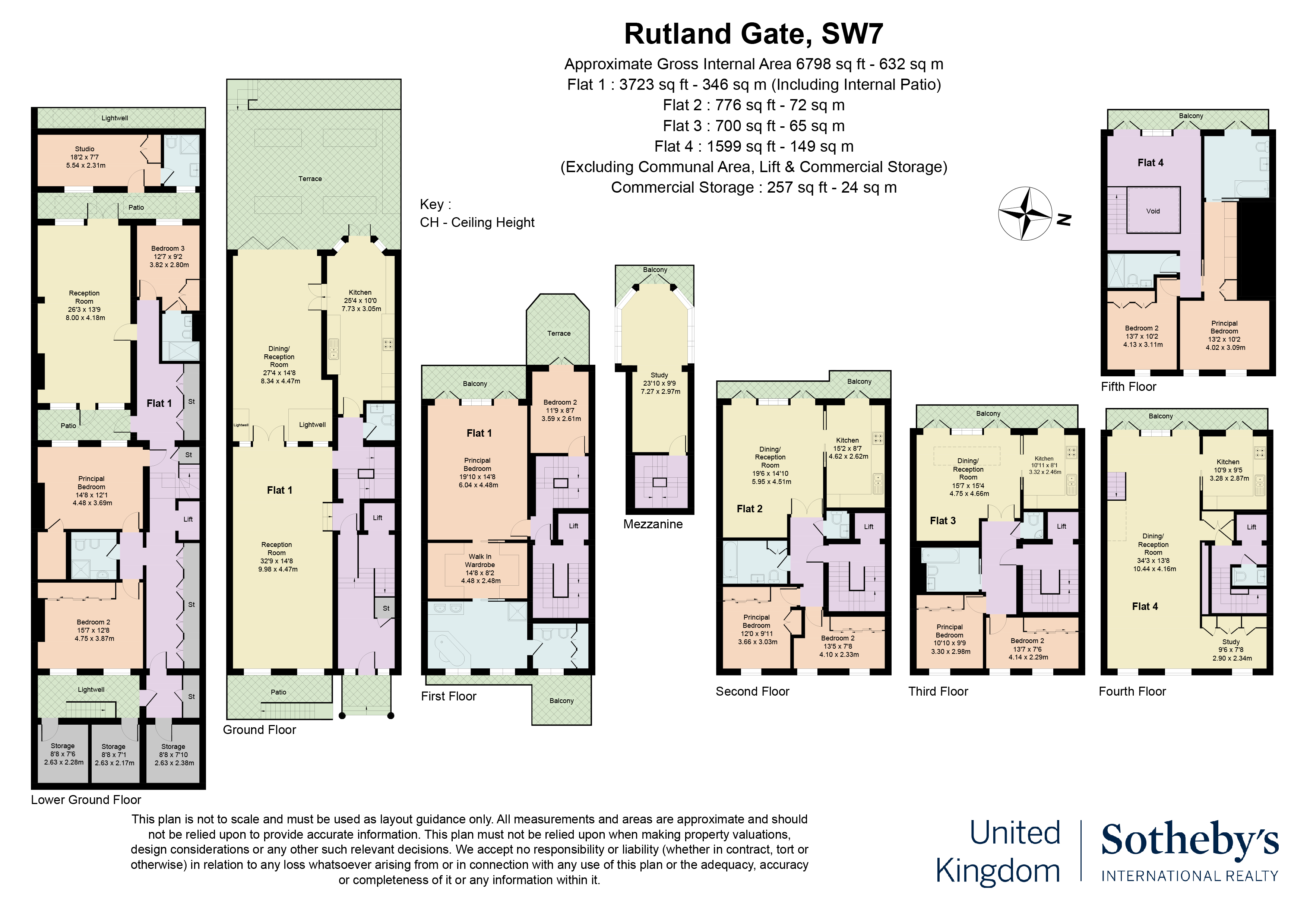 Rutland, Rutland Gate, London floorplan