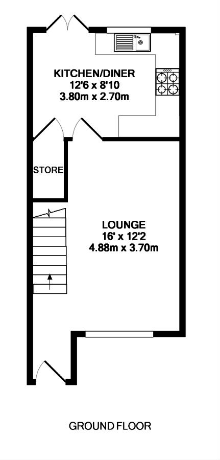 2 Bedrooms Terraced house for sale in Oldwood Place, Livingston EH54
