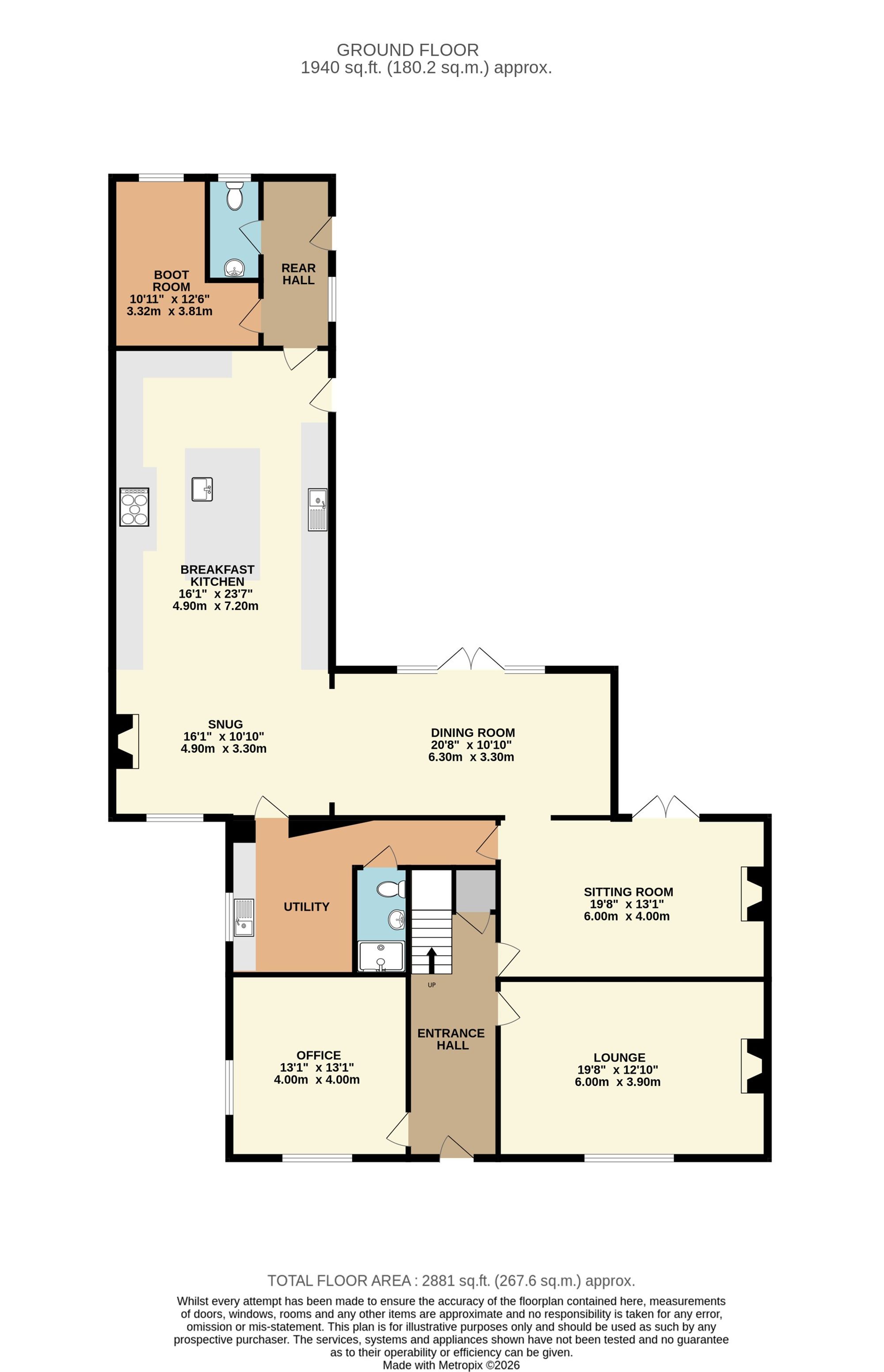 The Gables Main Street, Selby floorplan