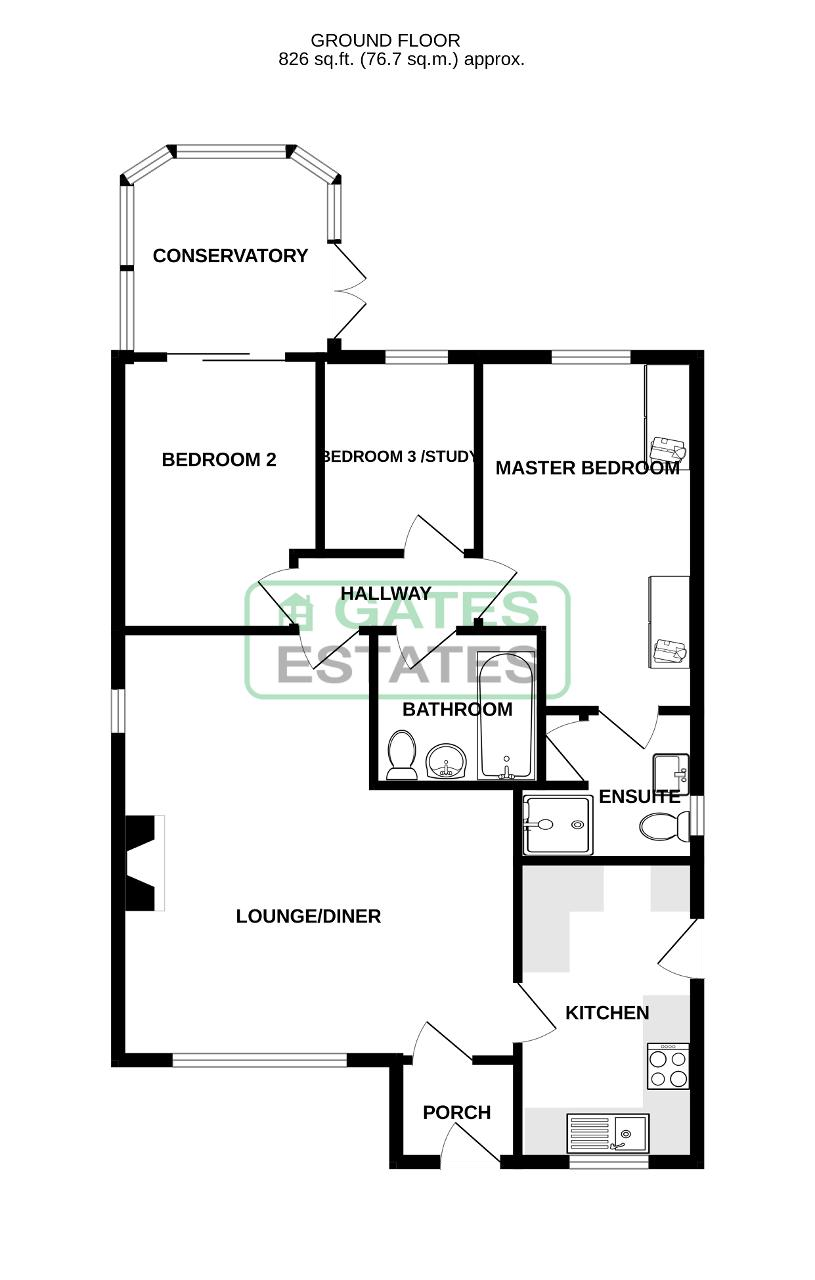 24, Stonewood Grove, Barnsley floorplan