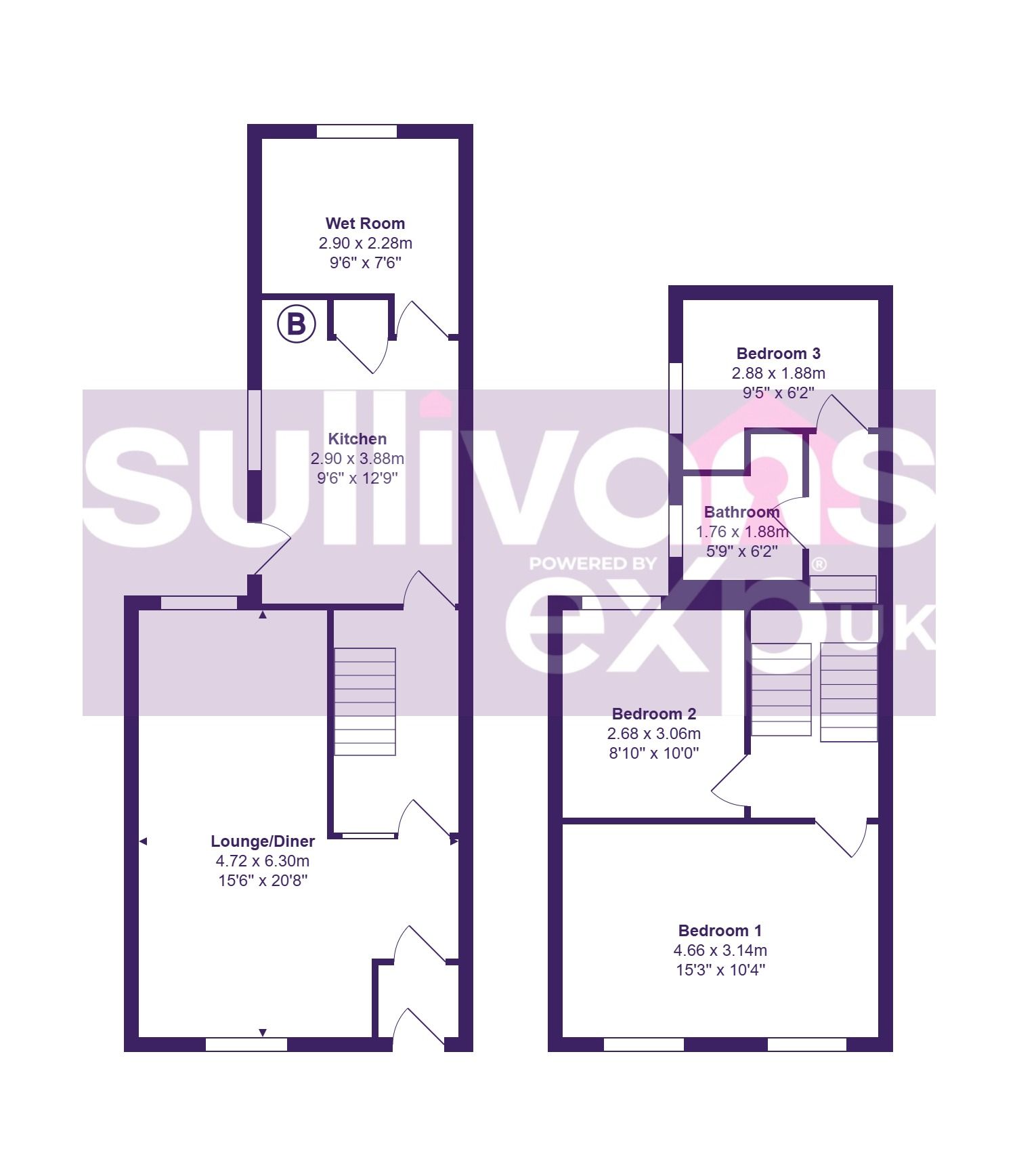 1, Field Street, Swansea floorplan