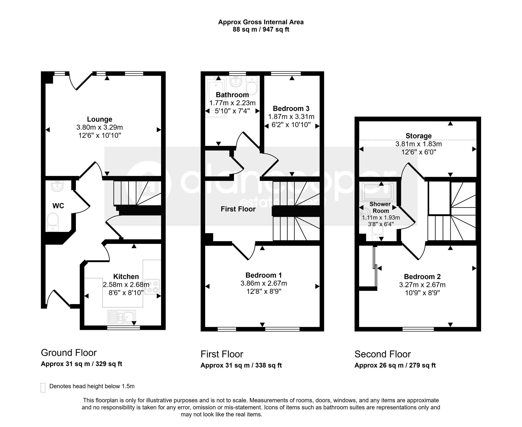 Spruce Road, Nuneaton floorplan