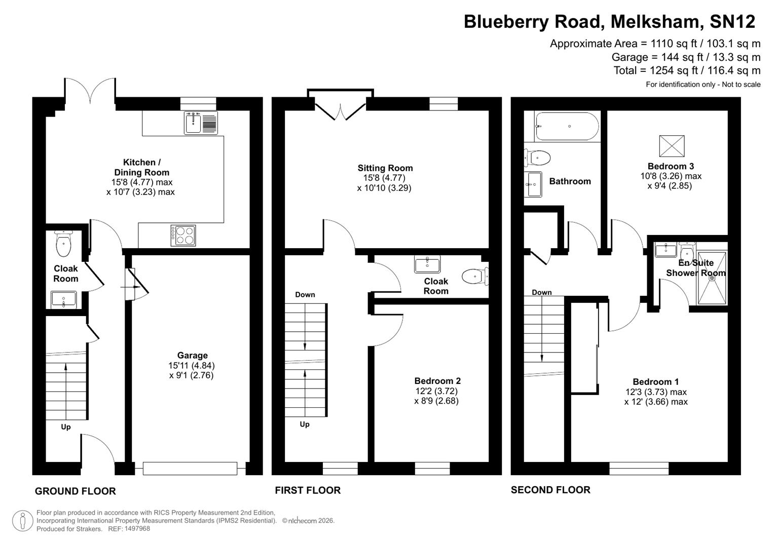 39, Blueberry Road, Melksham floorplan