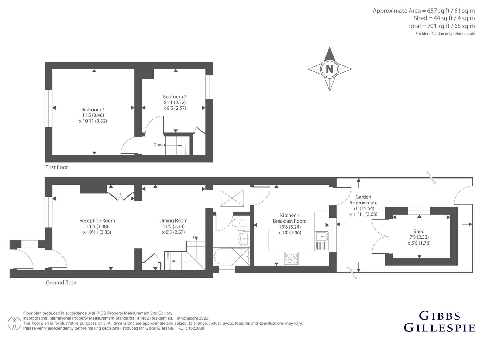 27, Church Lane, Uxbridge floorplan