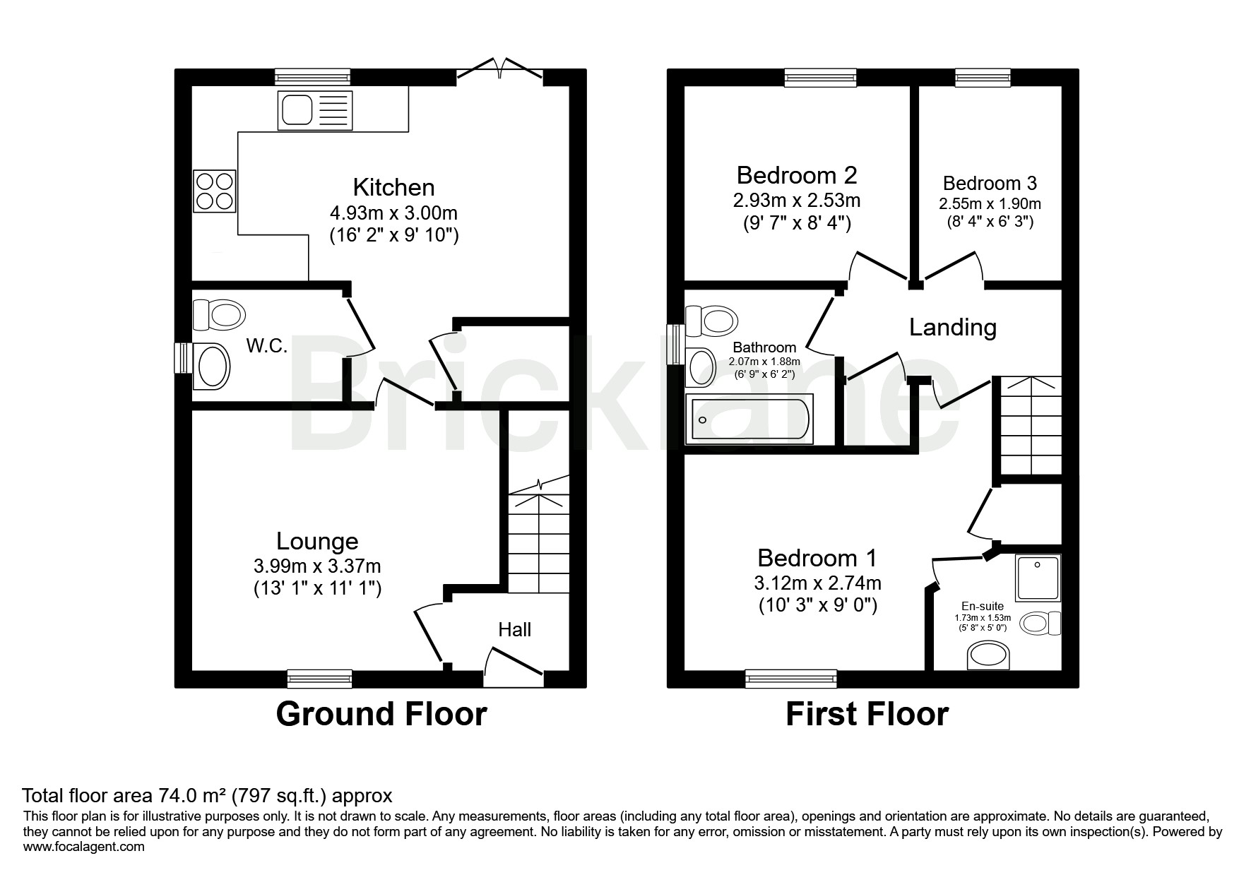 5, Campbell Grove, Stone Cross floorplan