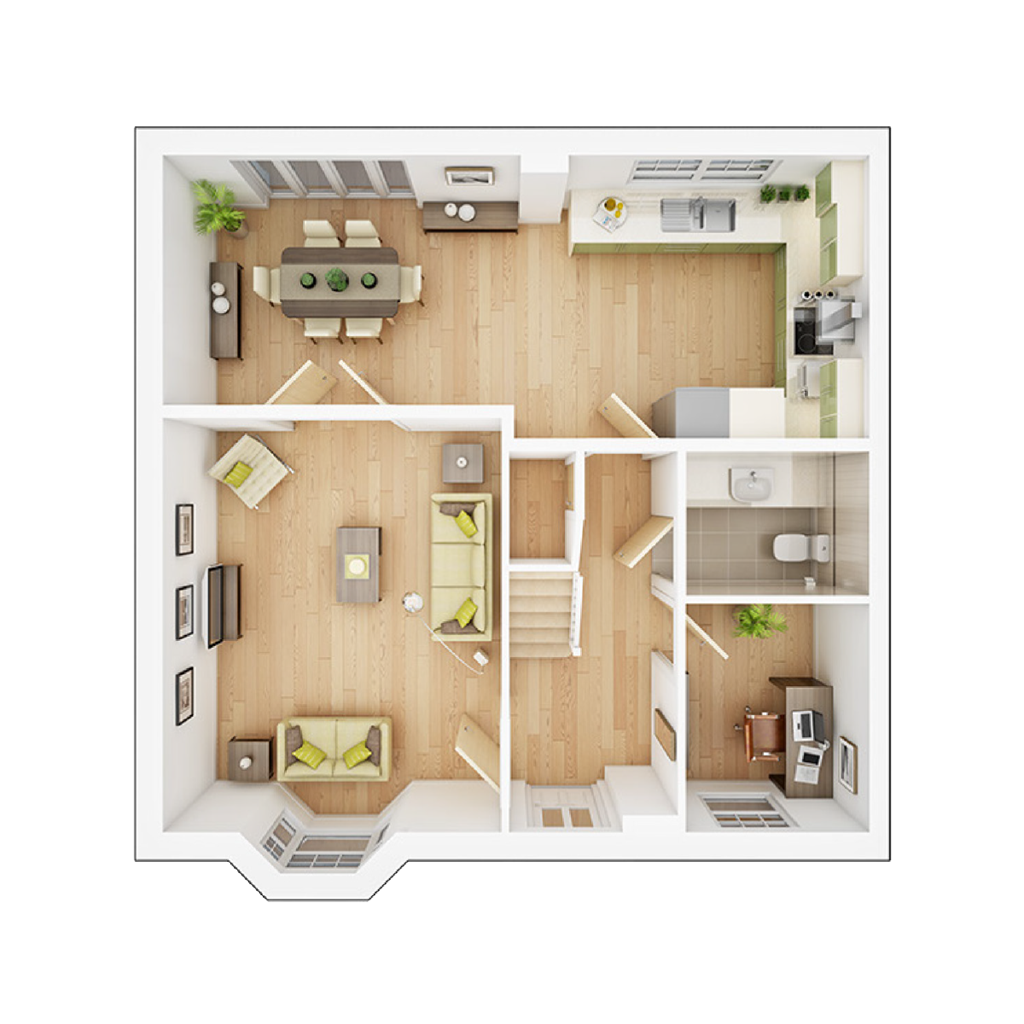 "The Shelford Plot 269" at Darren Close, Cowbridge CF71, 4 bedroom