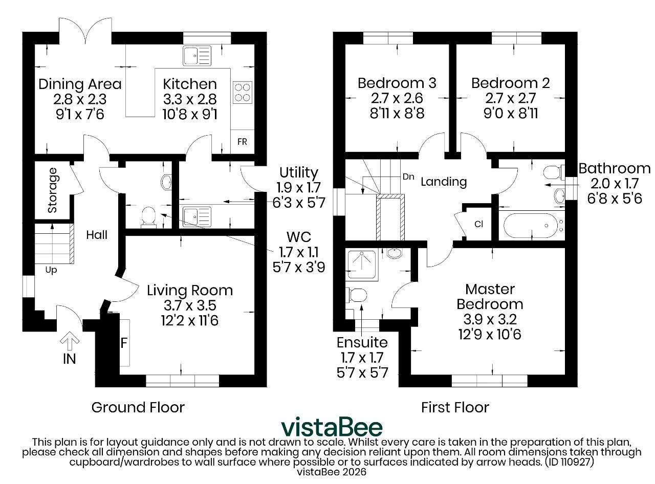 115, Craigswood Way, Baillieston floorplan